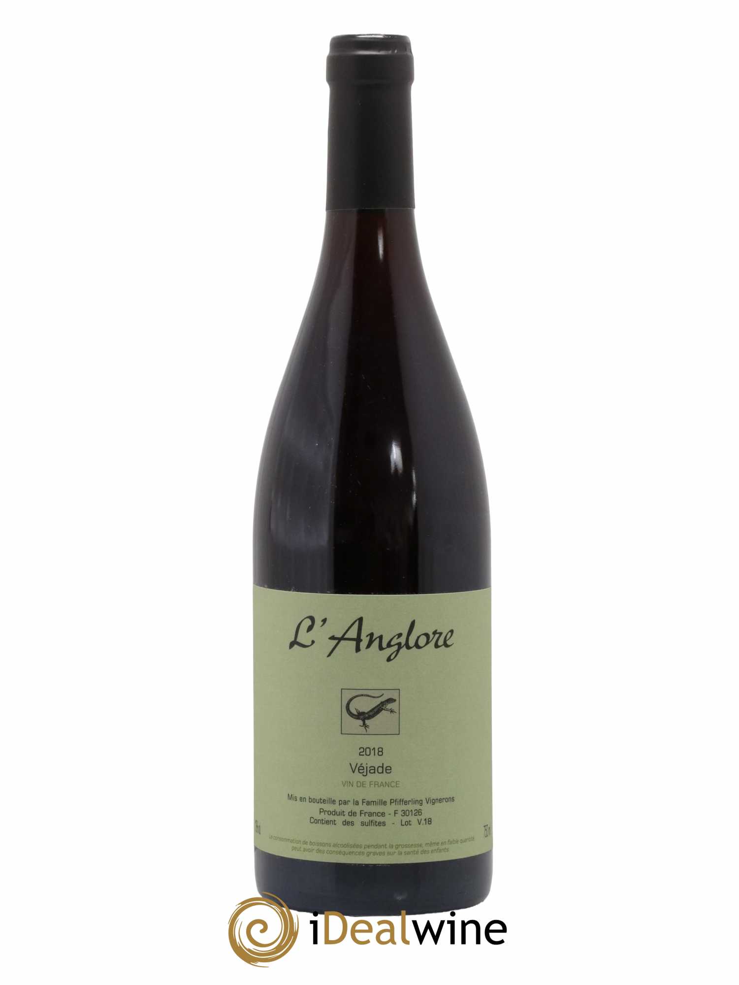 Vin de France Véjade L'Anglore 2018 - Lot de 1 bouteille - 0