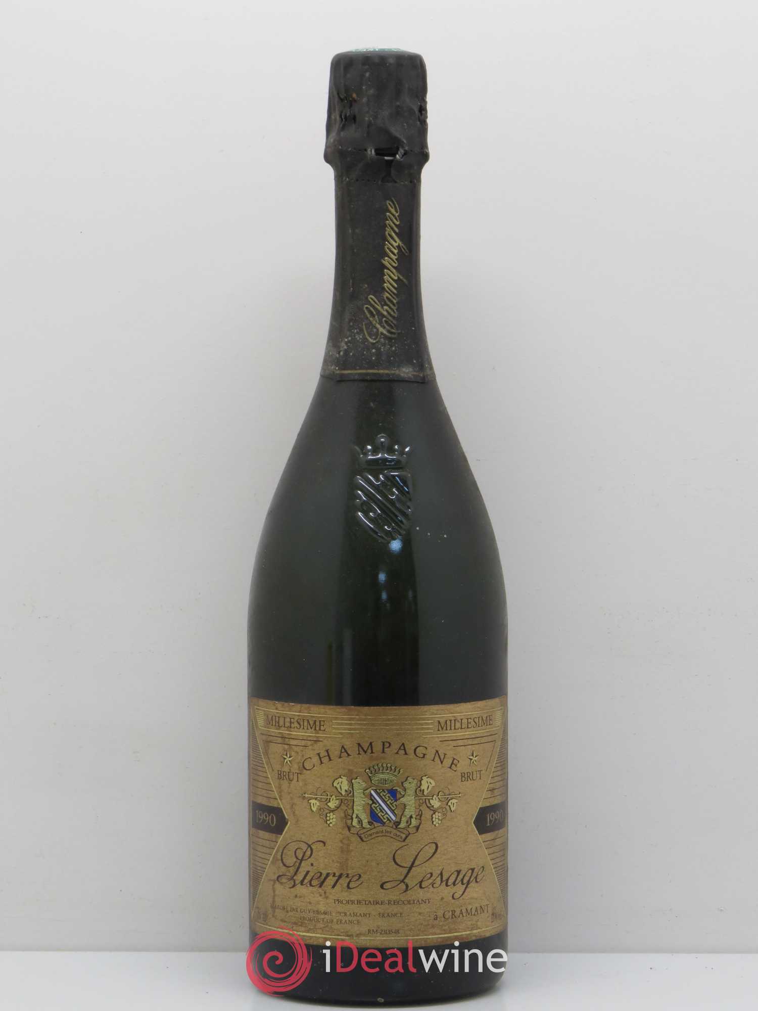 Champagne Pierre Lesage 1990 - Lot de 1 bouteille - 0