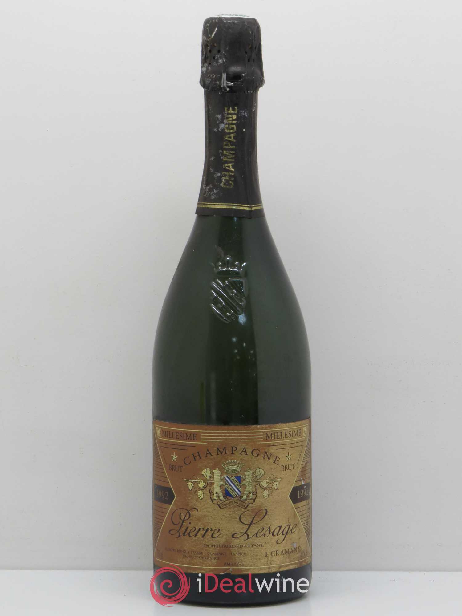 Champagne Pierre Lesage 1992 - Lot de 1 bouteille - 0