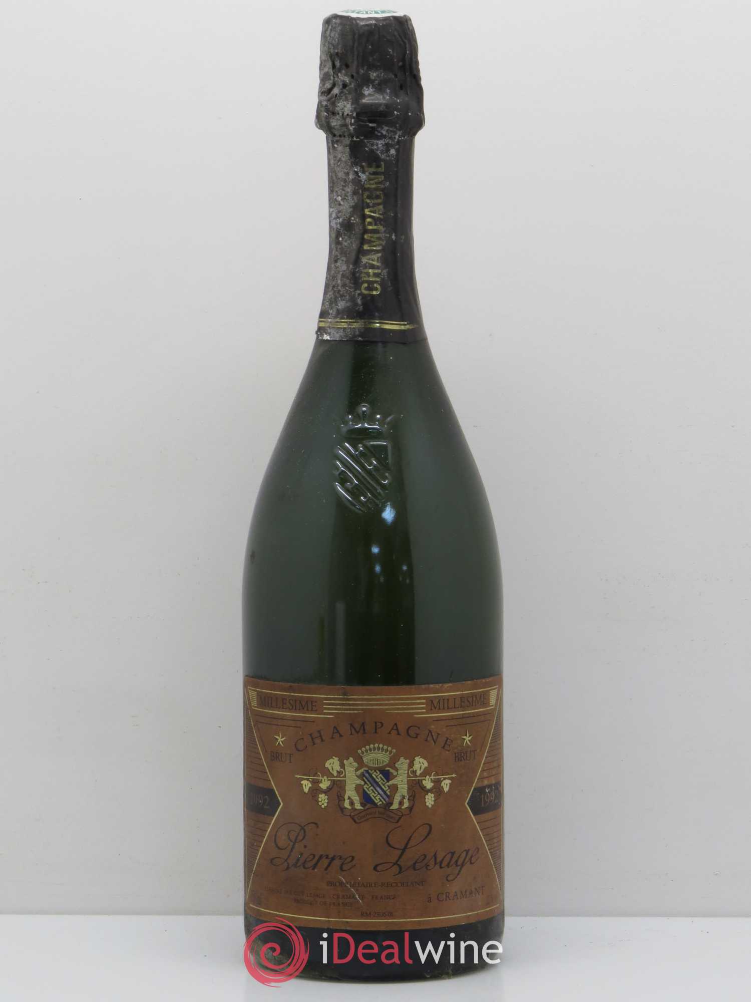Champagne Pierre Lesage 1992 - Lot de 1 bouteille - 0