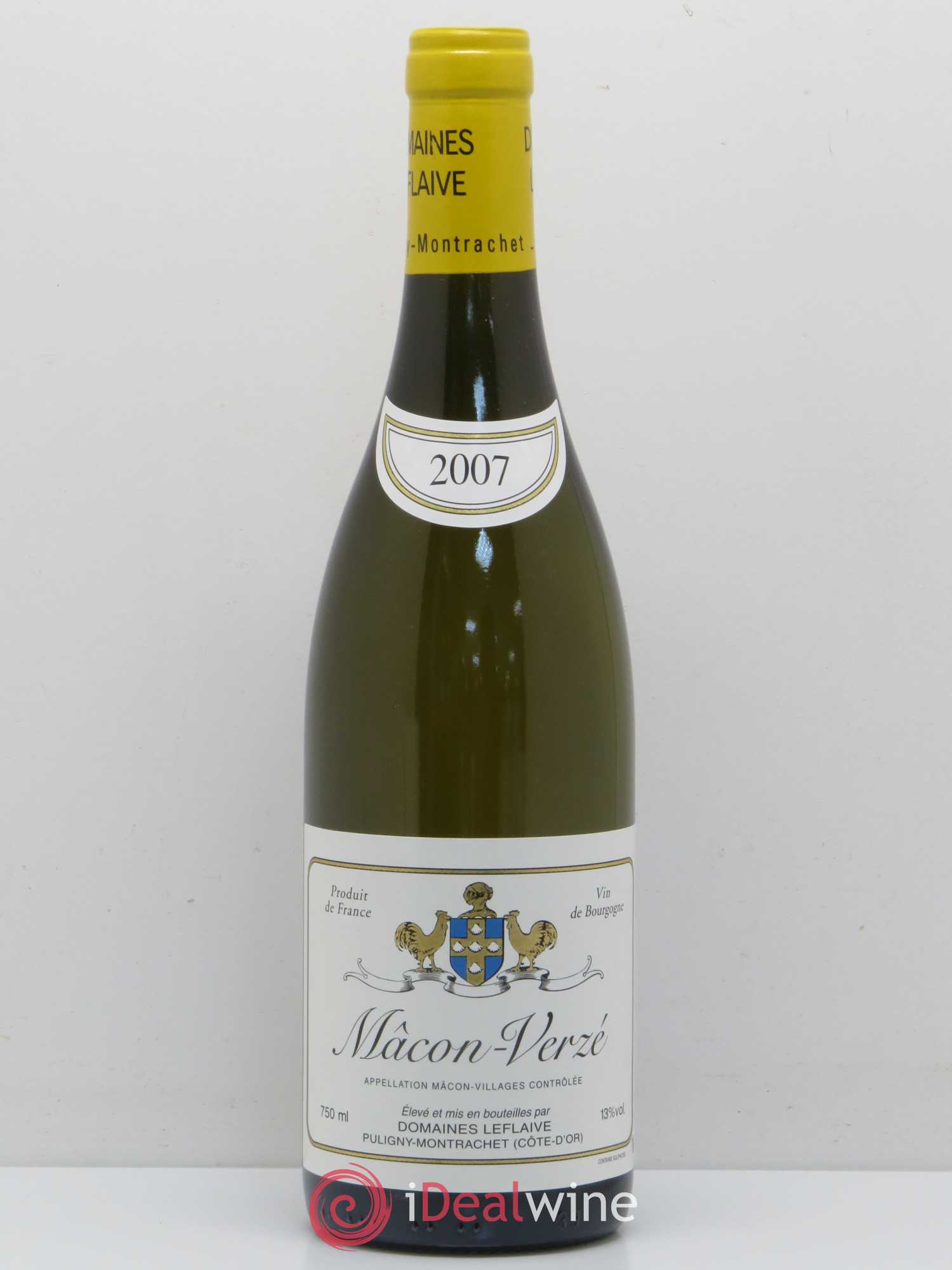 Mâcon Verzé Leflaive (Domaine) 2007 - Lot de 1 bouteille - 0