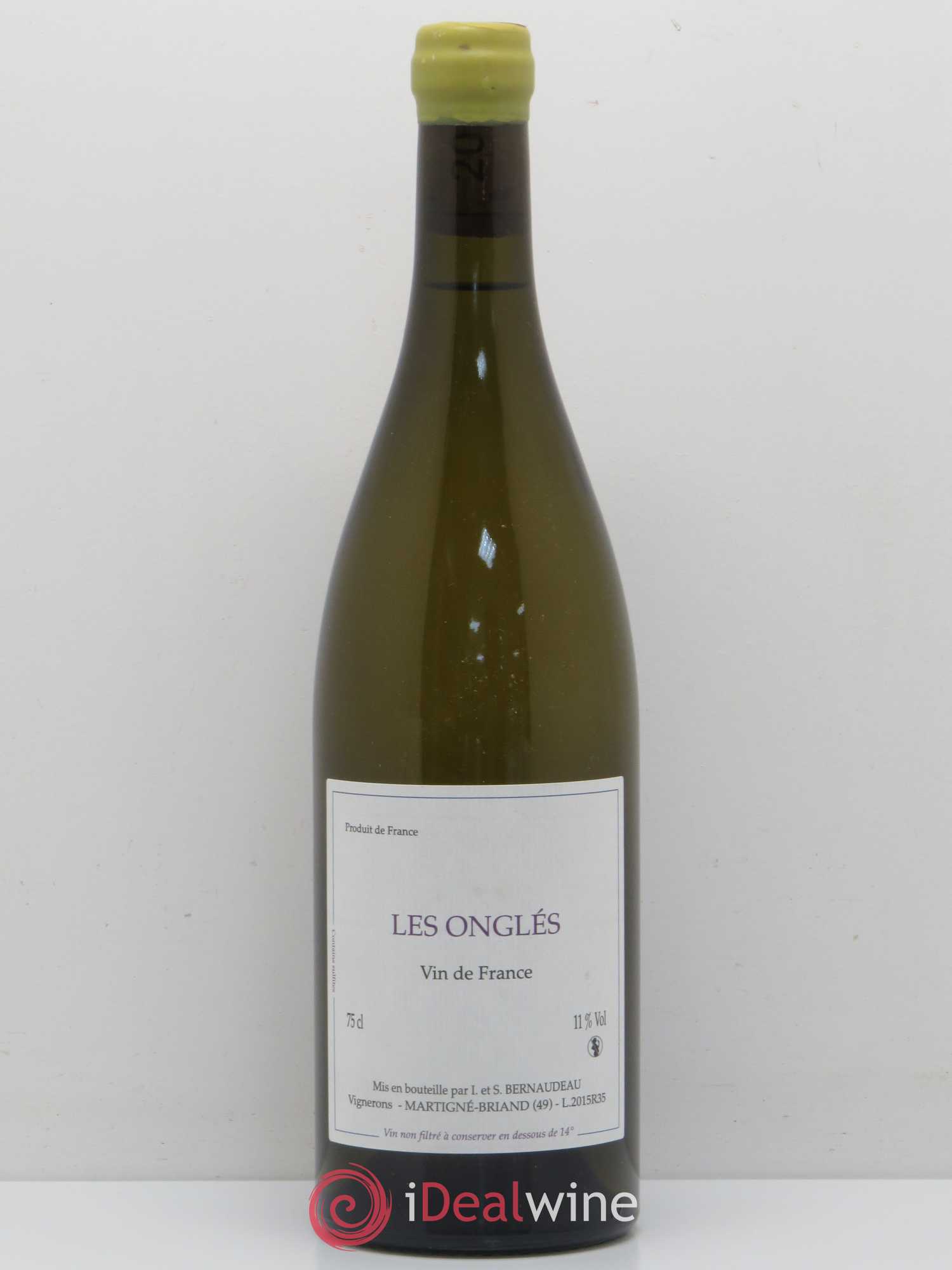 Vin de France Les Onglés Bernaudeau 2015 - Posten von 1 Flasche - 0