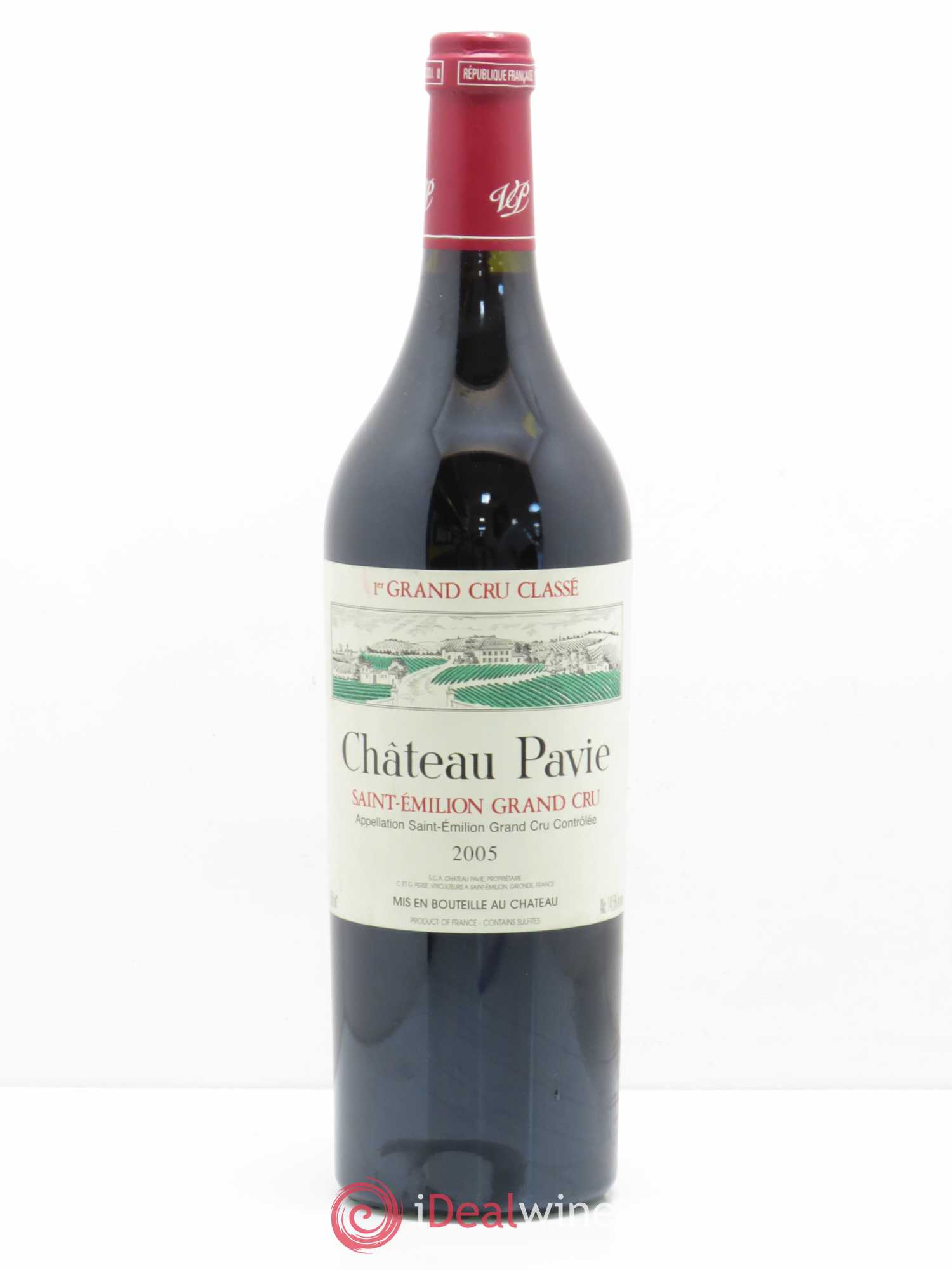 Château Pavie 1er Grand Cru Classé A 2005 - Lot de 1 bouteille - 0