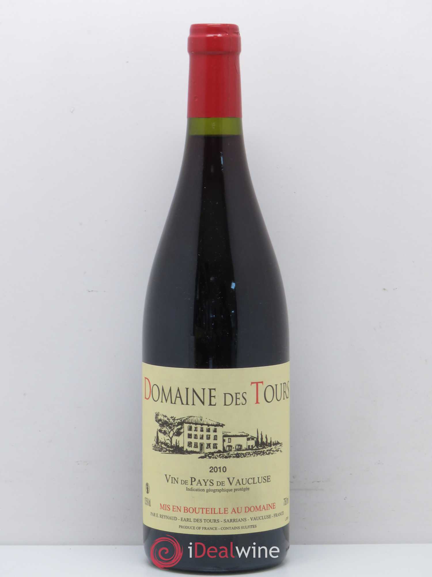 Vaucluse (Vin de Pays de Vaucluse) Domaine des Tours Emmanuel Reynaud 2010 - Lot de 1 bouteille - 0
