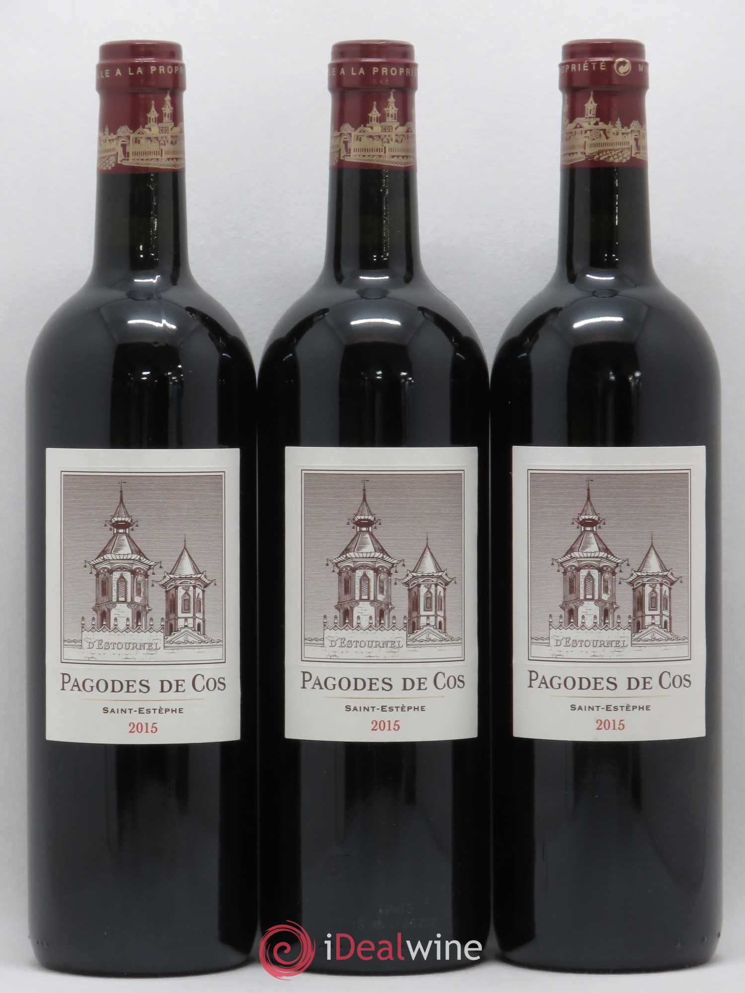 Les Pagodes de Cos Second Vin 2015 - Lot de 3 bouteilles - 0
