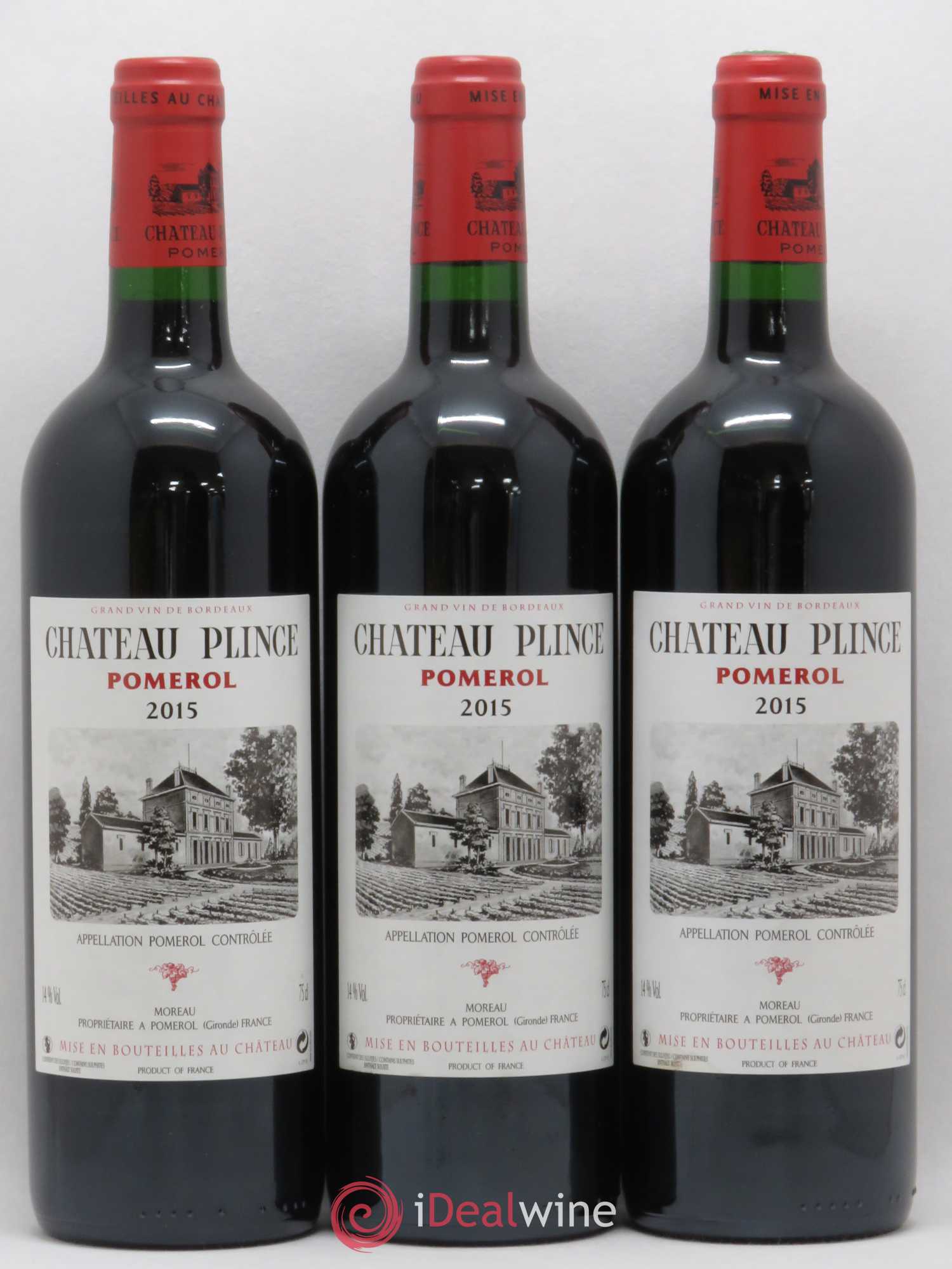 Château Plince 2015 - Lot de 3 bouteilles - 0
