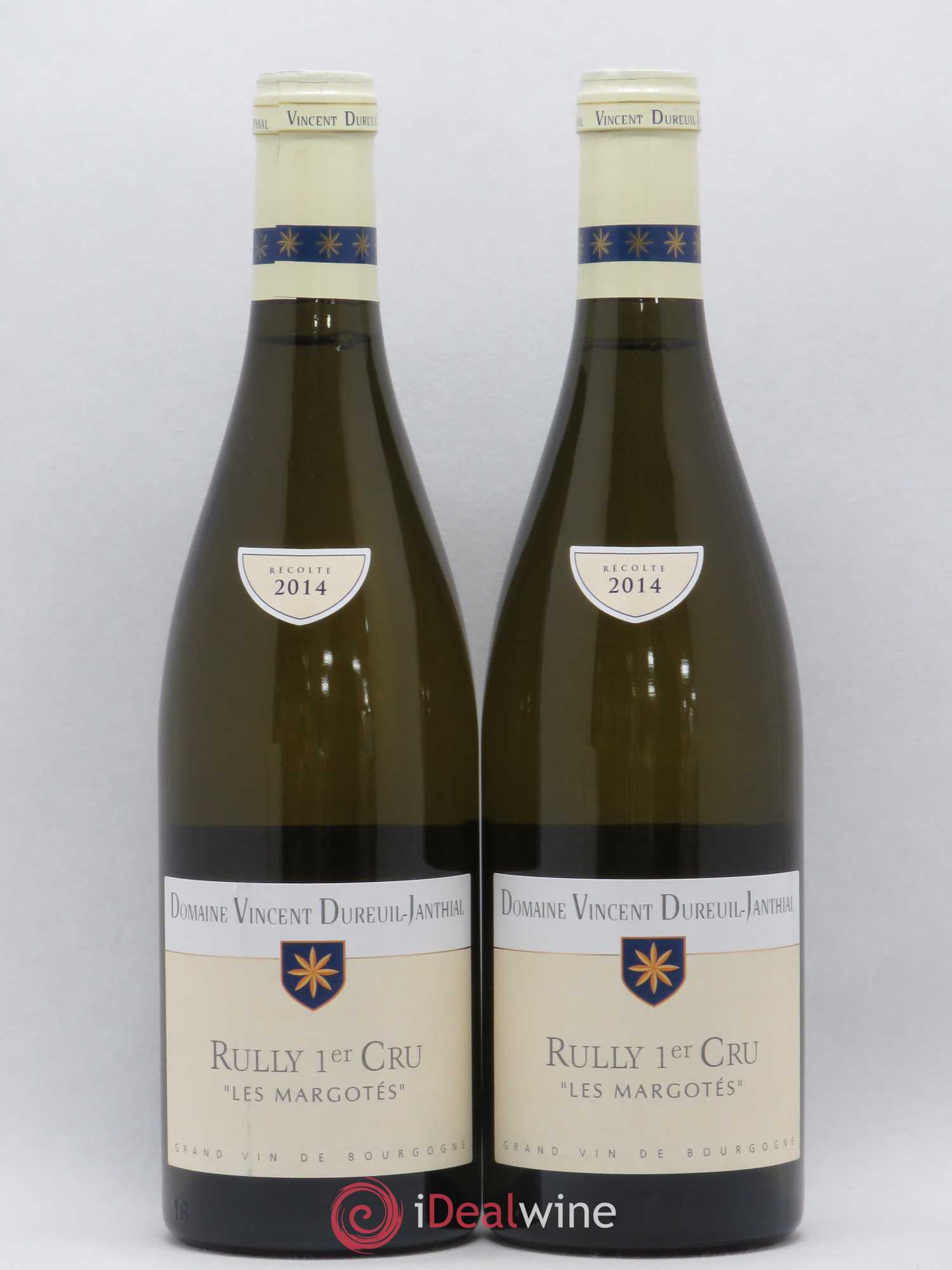 Rully 1er Cru Les Margotés Vincent Dureuil-Janthial 2014 - Lot de 2 bouteilles - 0