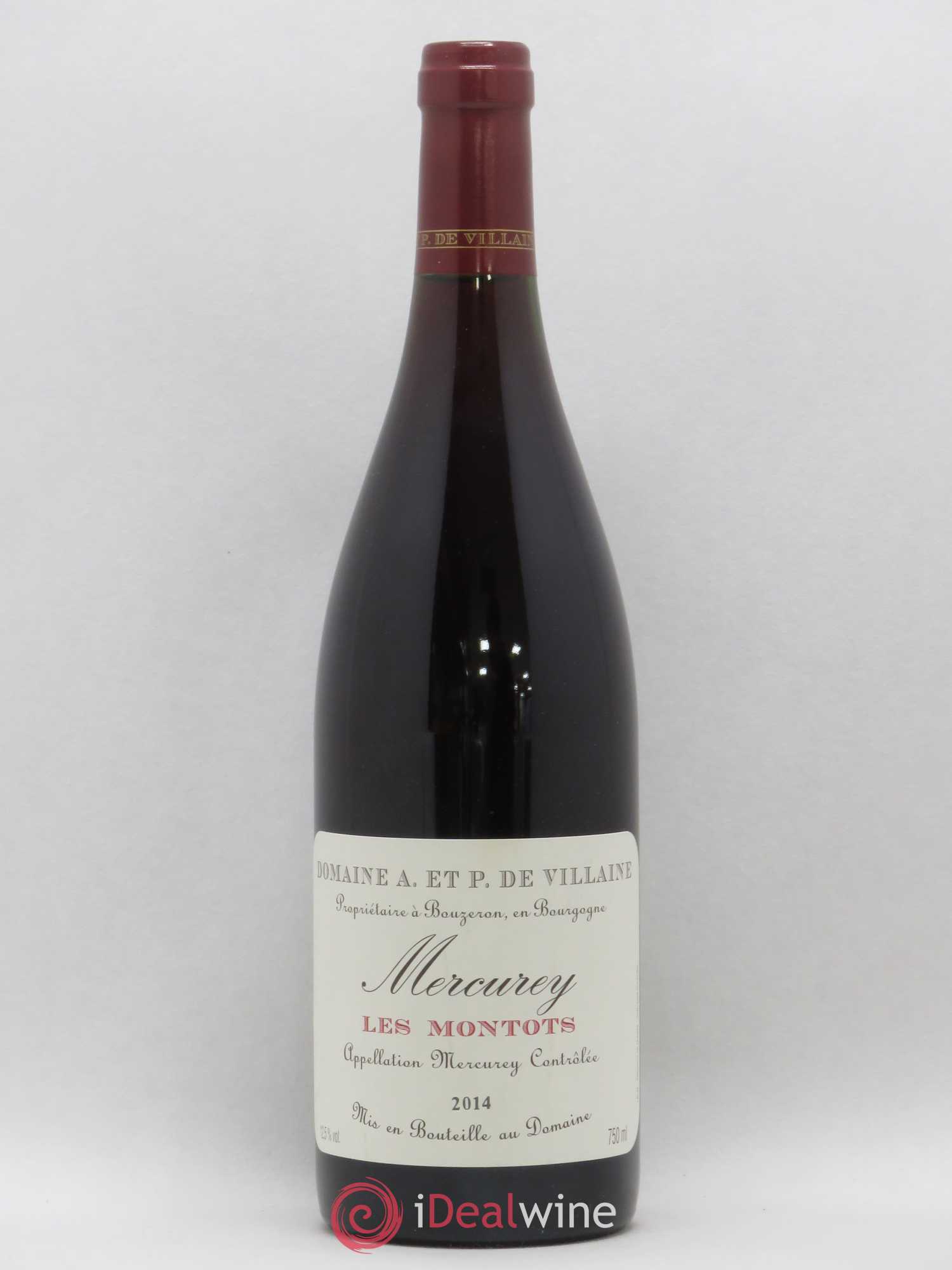 Mercurey Les Montots Domaine de Villaine 2014 - Lot de 1 bouteille - 0