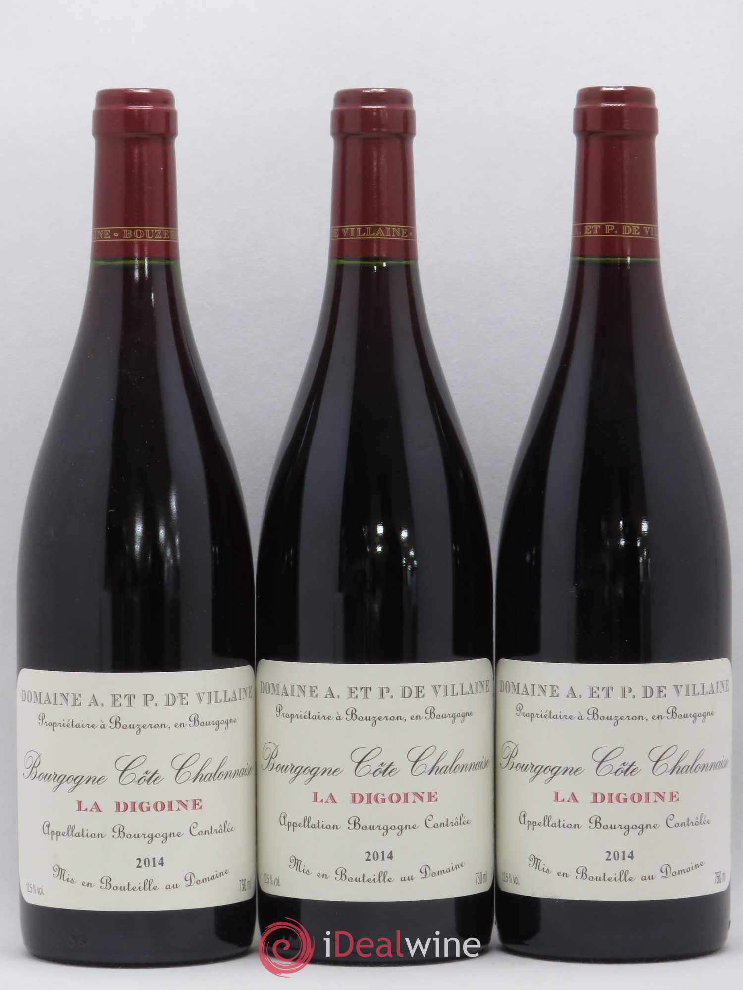 Bourgogne La Digoine Domaine de Villaine 2014 - Lot de 3 bouteilles - 0
