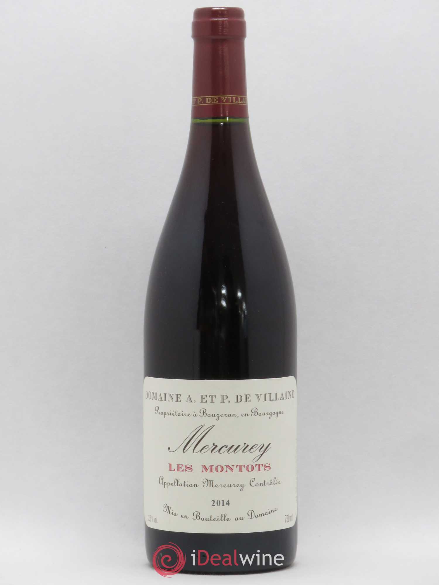 Mercurey Les Montots Domaine de Villaine 2014 - Lot de 1 bouteille - 0