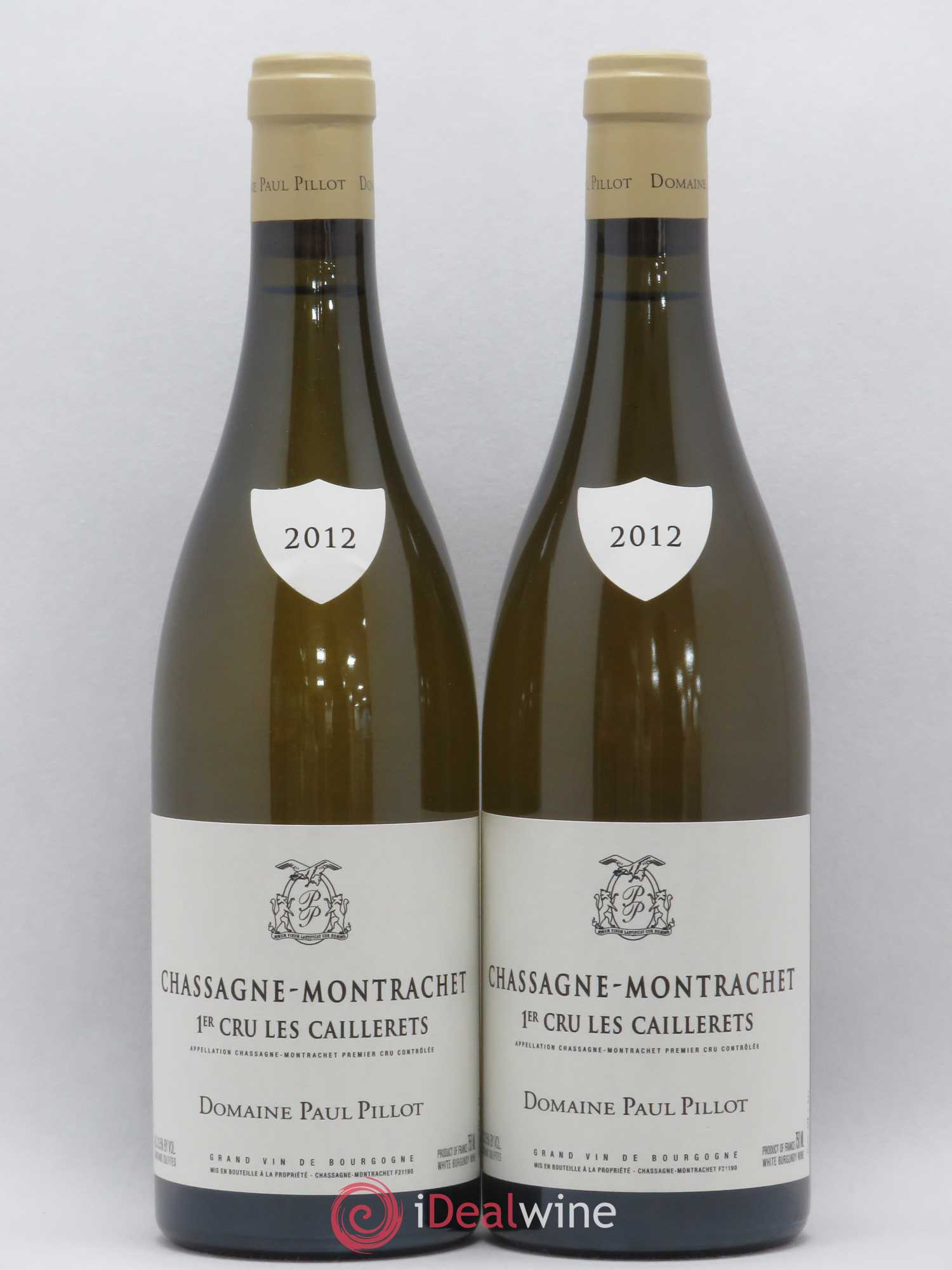 Chassagne-Montrachet 1er Cru Les Caillerets Paul Pillot (Domaine) 2012 - Lot de 2 bouteilles - 0