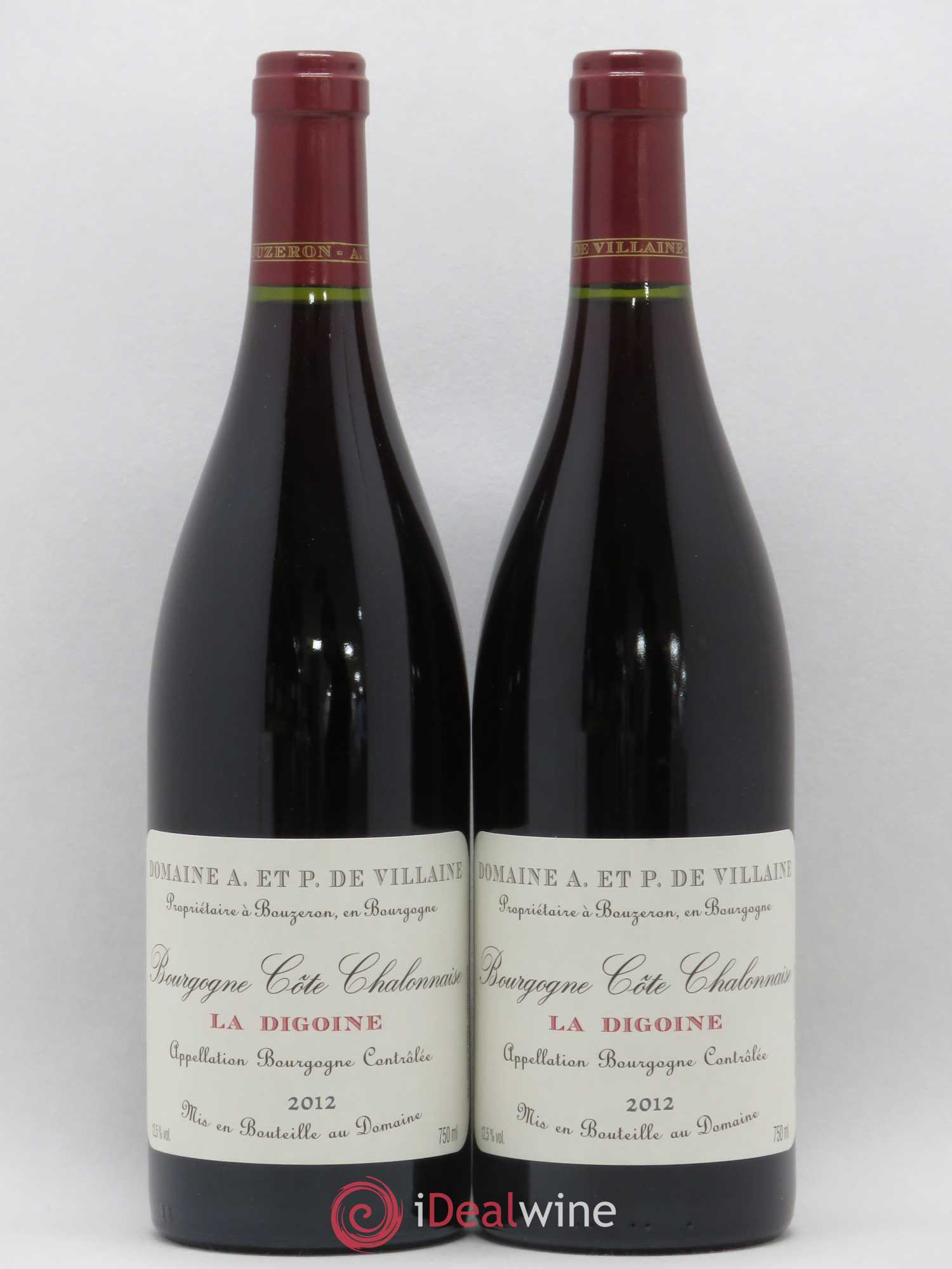 Bourgogne La Digoine Domaine de Villaine 2012 - Lot de 2 bouteilles - 0
