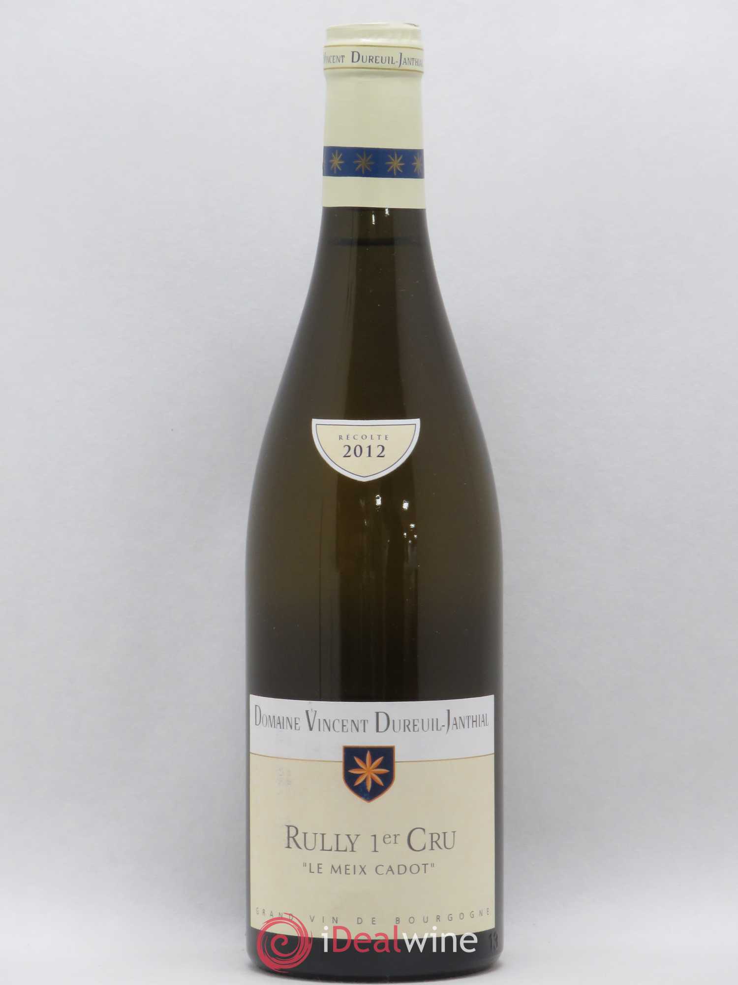 Rully 1er Cru Le Meix Cadot Vincent Dureuil-Janthial 2012 - Lot de 1 bouteille - 0