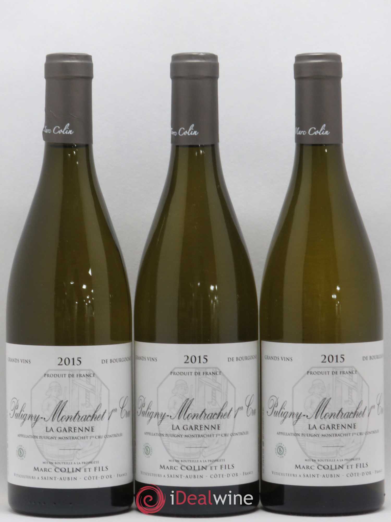 Puligny-Montrachet 1er Cru La Garenne Domaine Marc Colin 2015 - Posten von 3 Flaschen - 0