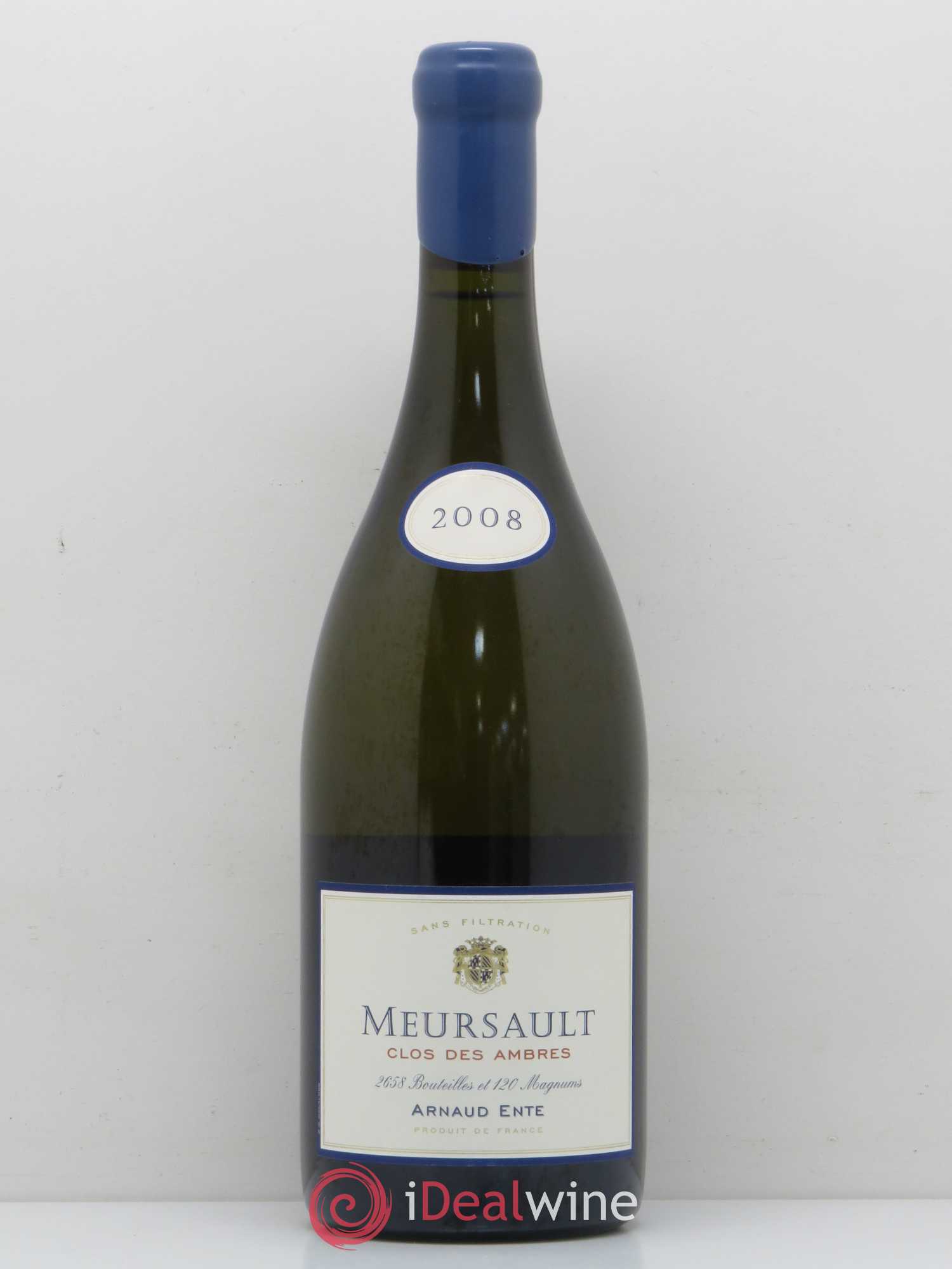 Meursault Clos des Ambres Arnaud Ente 2008 - Lot de 1 bouteille - 0