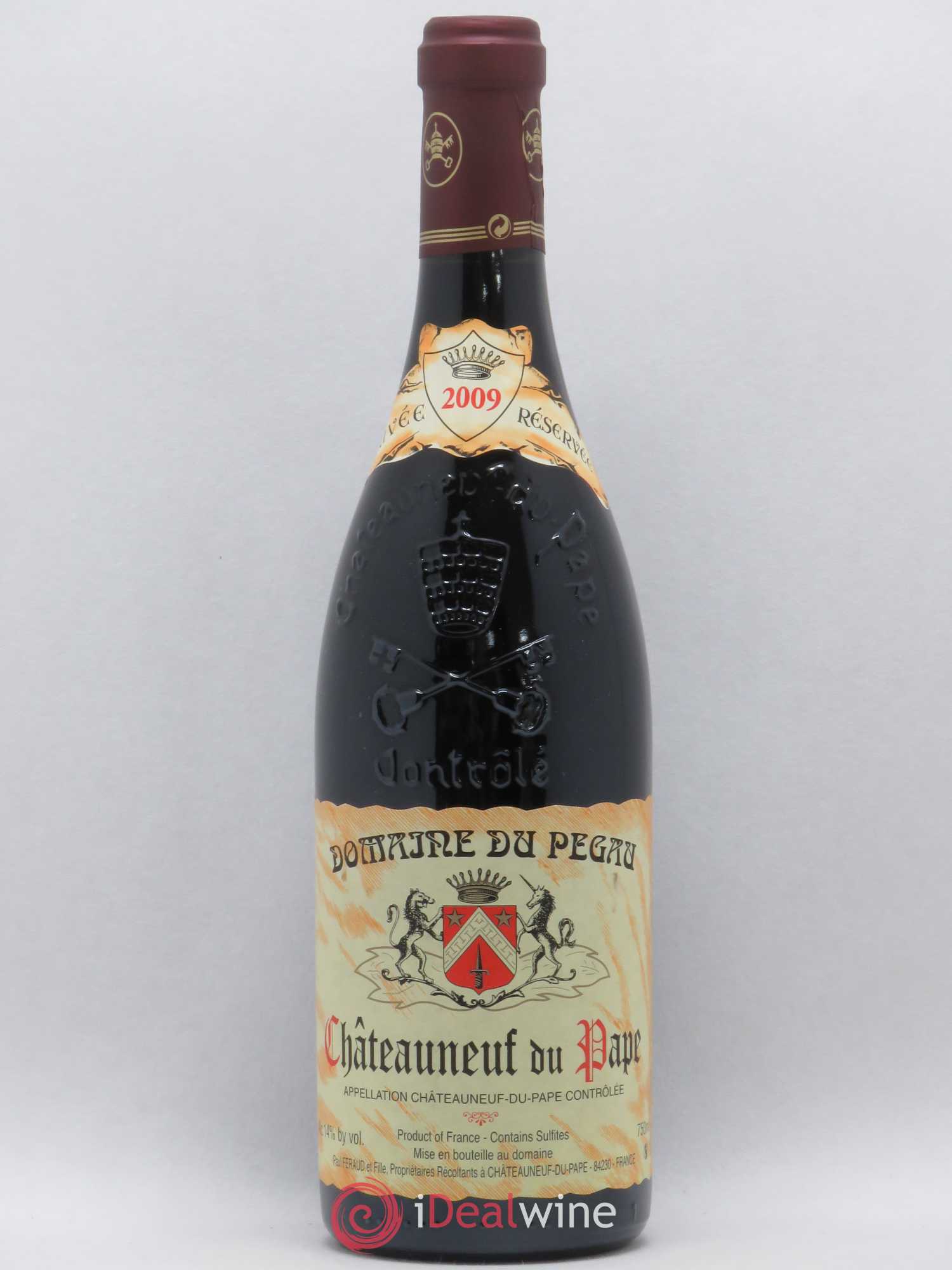 Châteauneuf-du-Pape Domaine du Pégau Cuvée Réservée Paul et Laurence Féraud 2009 - Lot de 1 bouteille - 0