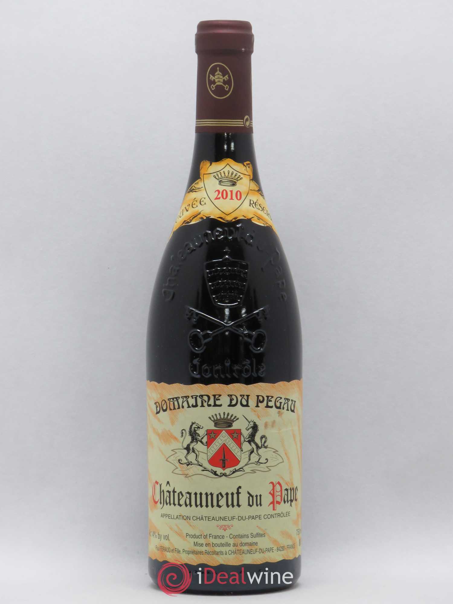 Châteauneuf-du-Pape Domaine du Pégau Cuvée Réservée Paul et Laurence Féraud 2010 - Lot de 1 bouteille - 0