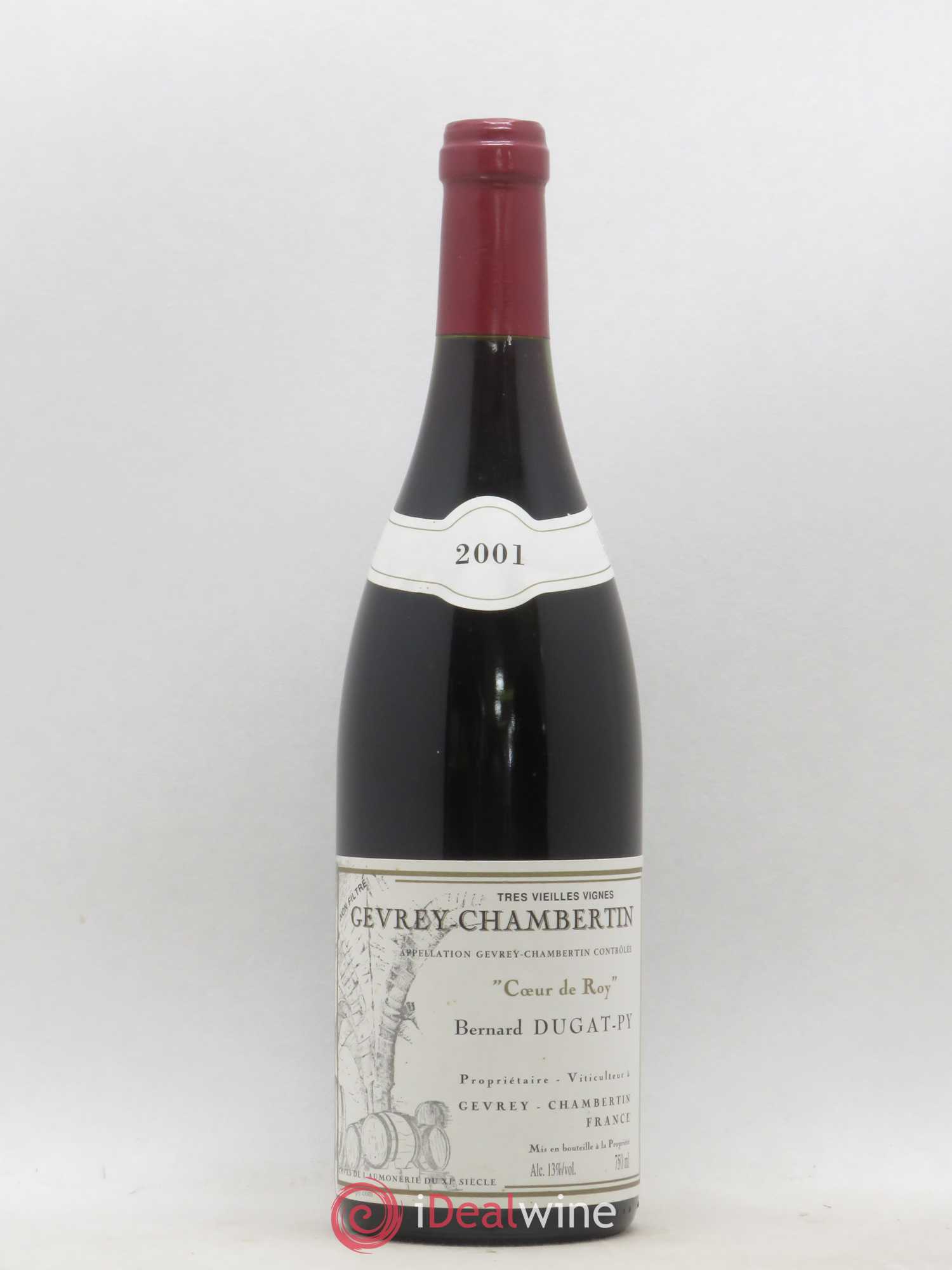 Gevrey-Chambertin Coeur de Roy Très Vieilles Vignes Dugat-Py 2001 - Lot de 1 bouteille - 0