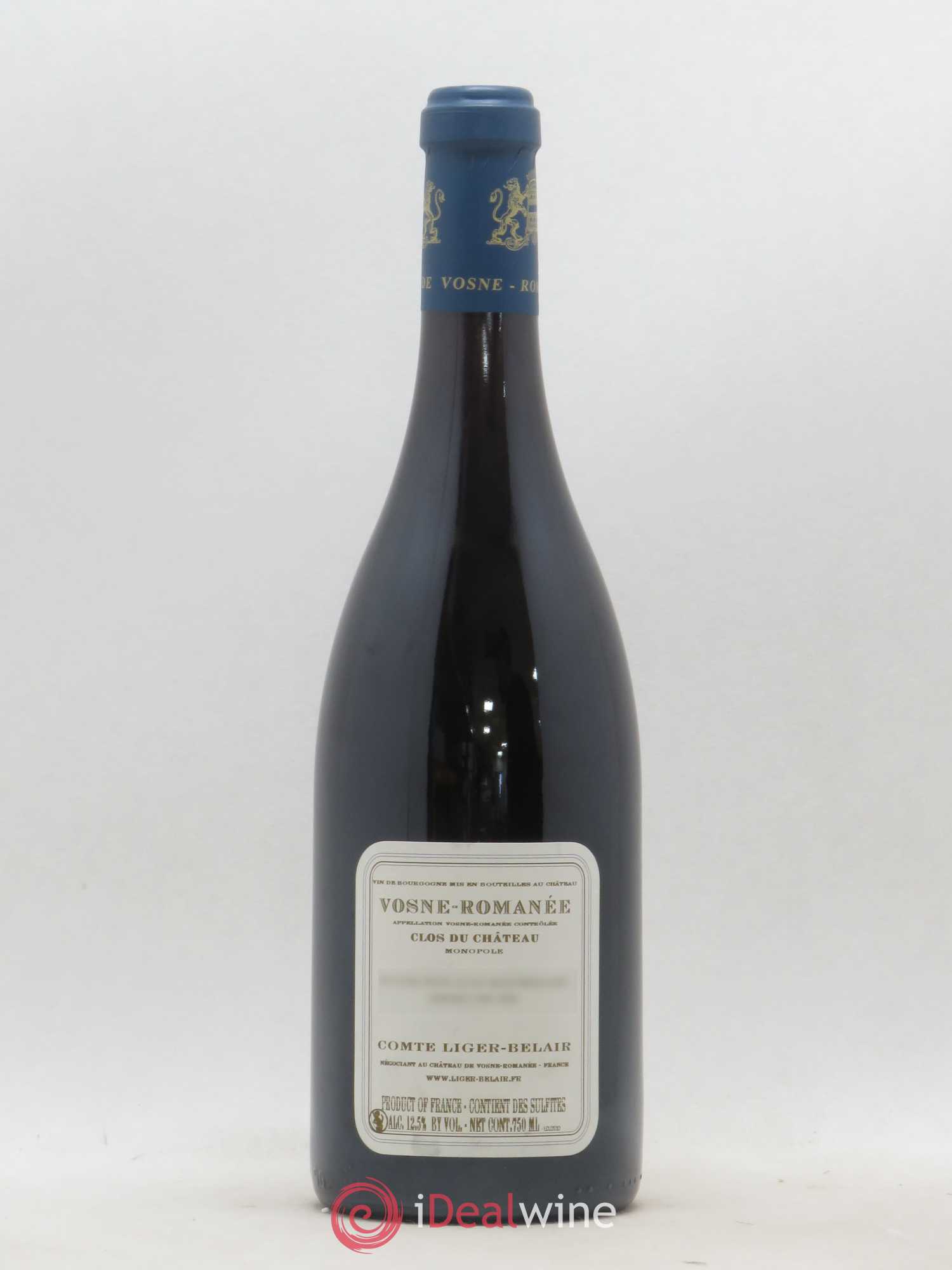 Vosne-Romanée Clos du Château Comte Liger-Belair (Domaine du) 2010 - Lot de 1 bouteille - 1