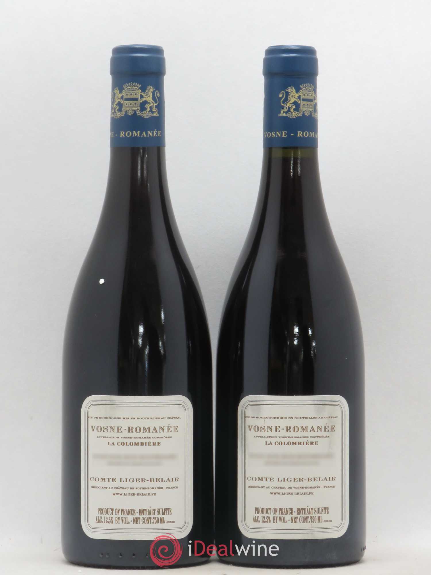 Vosne-Romanée La Colombière Comte Liger-Belair (Domaine du) 2011 - Lot de 2 bouteilles - 1