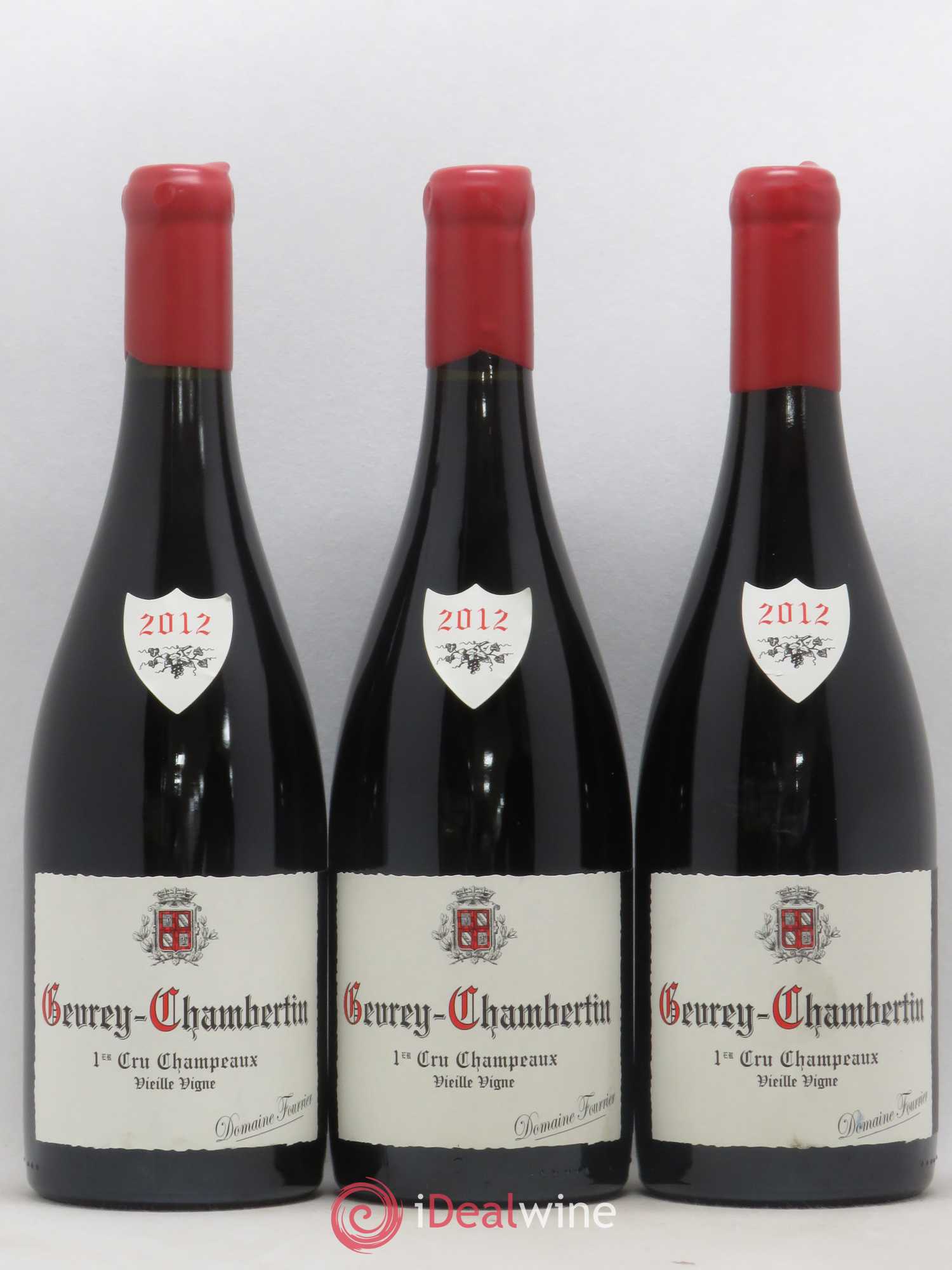 Gevrey-Chambertin 1er Cru Les Champeaux Vieilles Vignes Fourrier (Domaine) 2012 - Lot de 3 bouteilles - 0