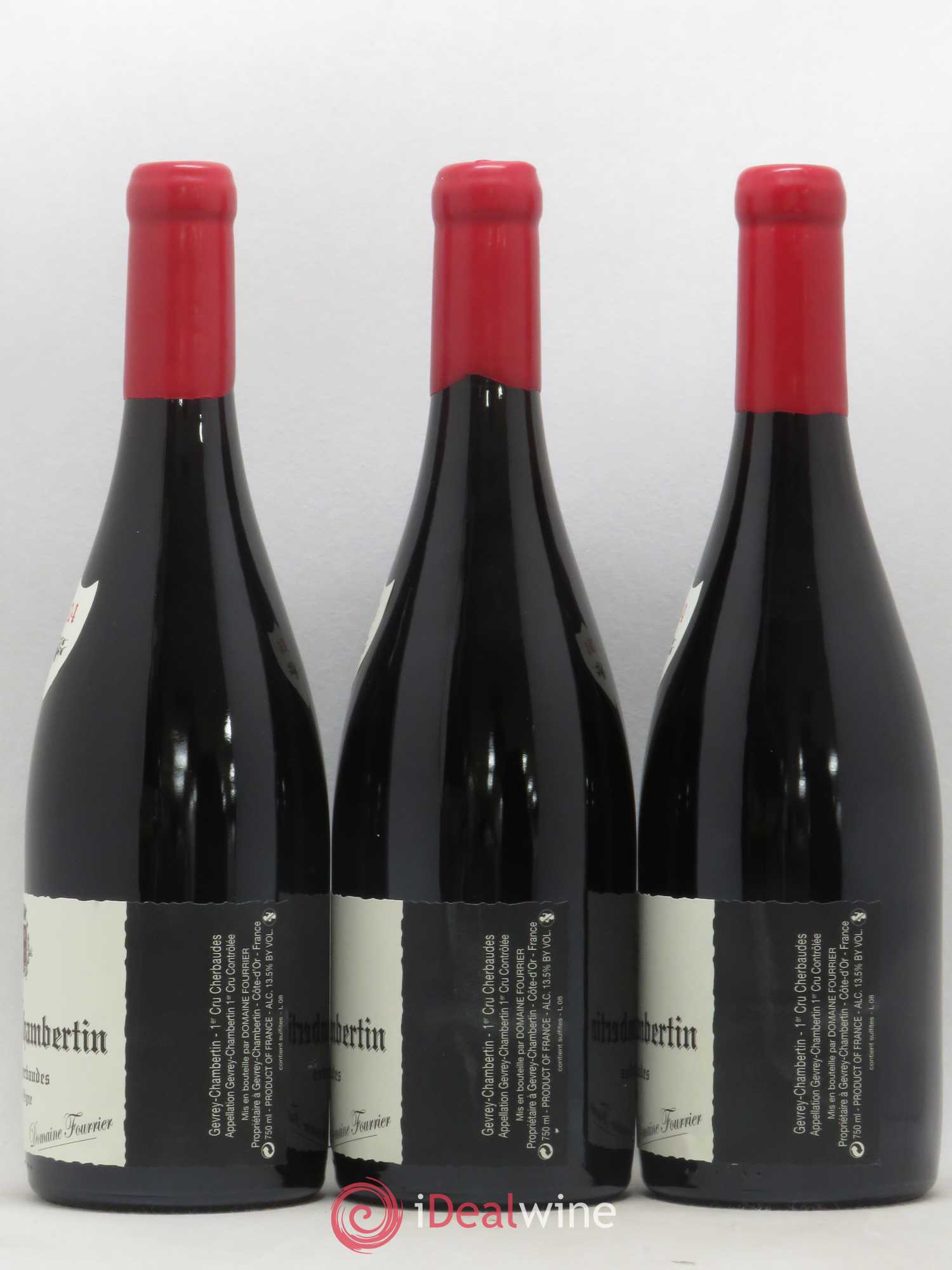 Gevrey-Chambertin 1er Cru Les Cherbaudes Vieille Vigne Fourrier (Domaine) 2014 - Lot de 3 bouteilles - 1