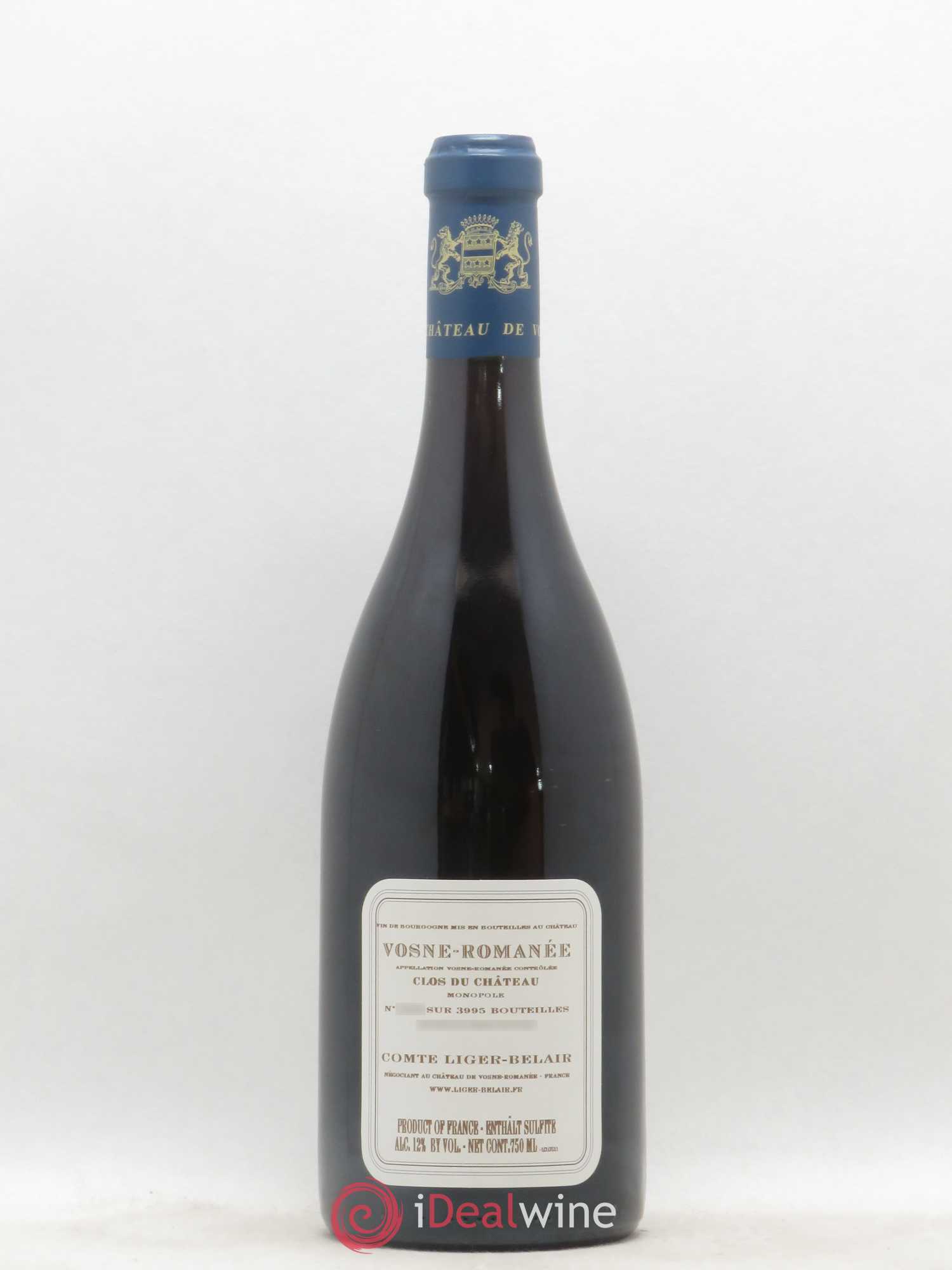 Vosne-Romanée Clos du Château Comte Liger-Belair (Domaine du) 2011 - Lot de 1 bouteille - 1