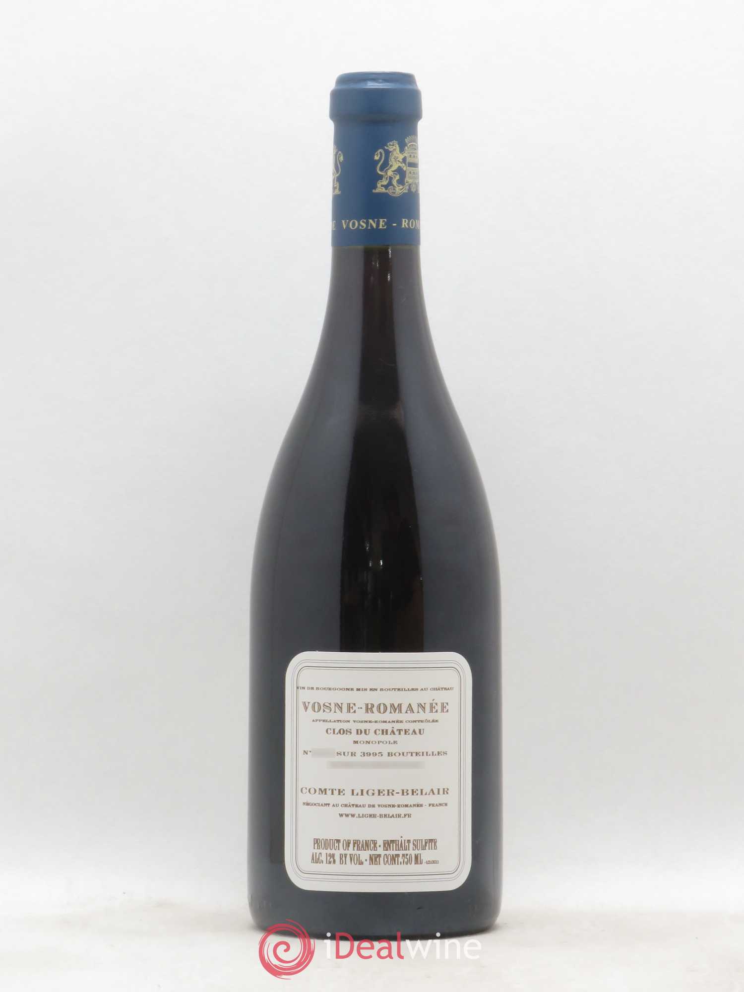 Vosne-Romanée Clos du Château Comte Liger-Belair (Domaine du) 2011 - Lot de 1 bouteille - 1