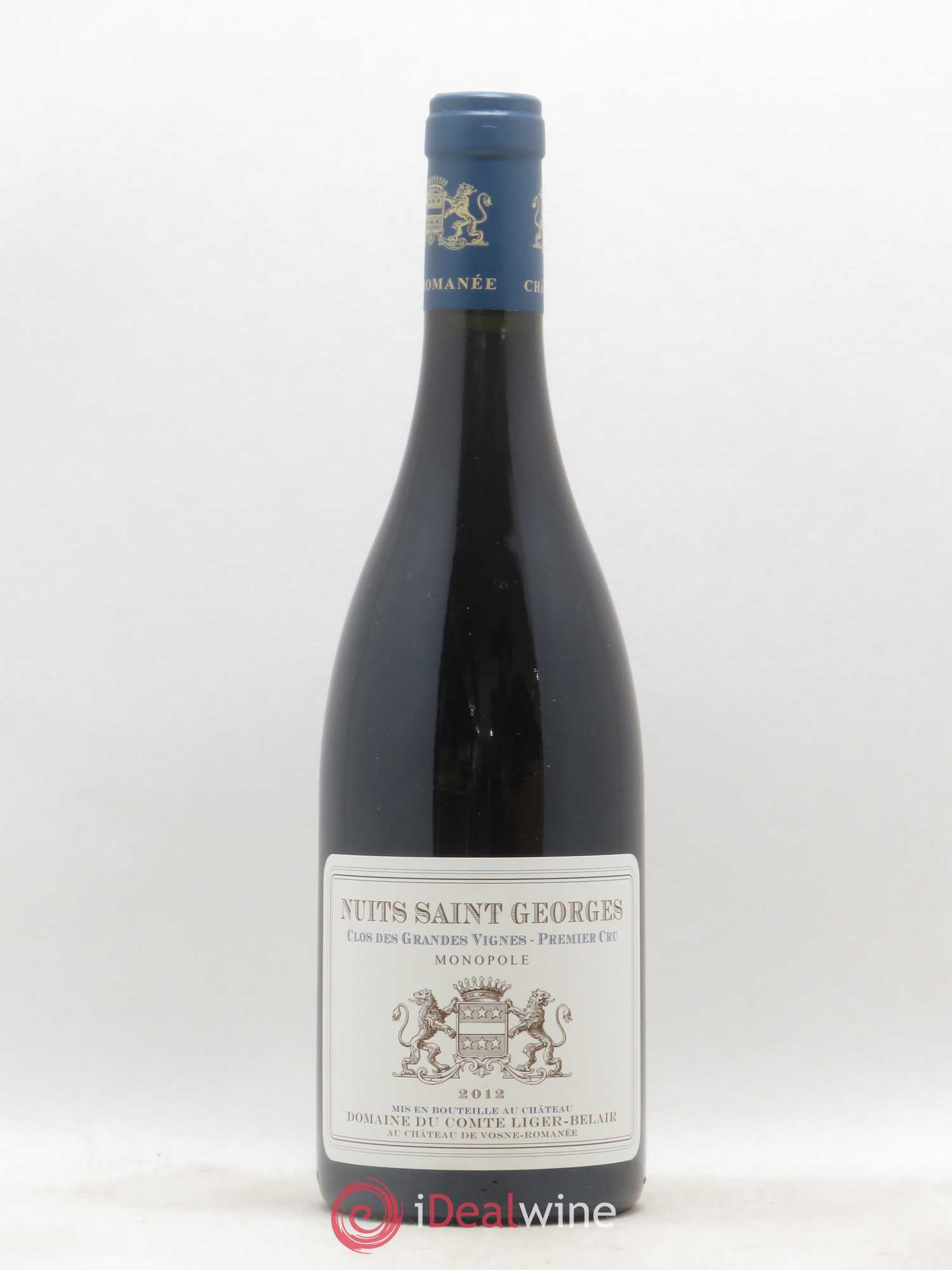 Nuits-Saint-Georges 1er Cru Clos des Grandes Vignes Comte Liger-Belair (Domaine du) 2012 - Lot de 1 bouteille - 0