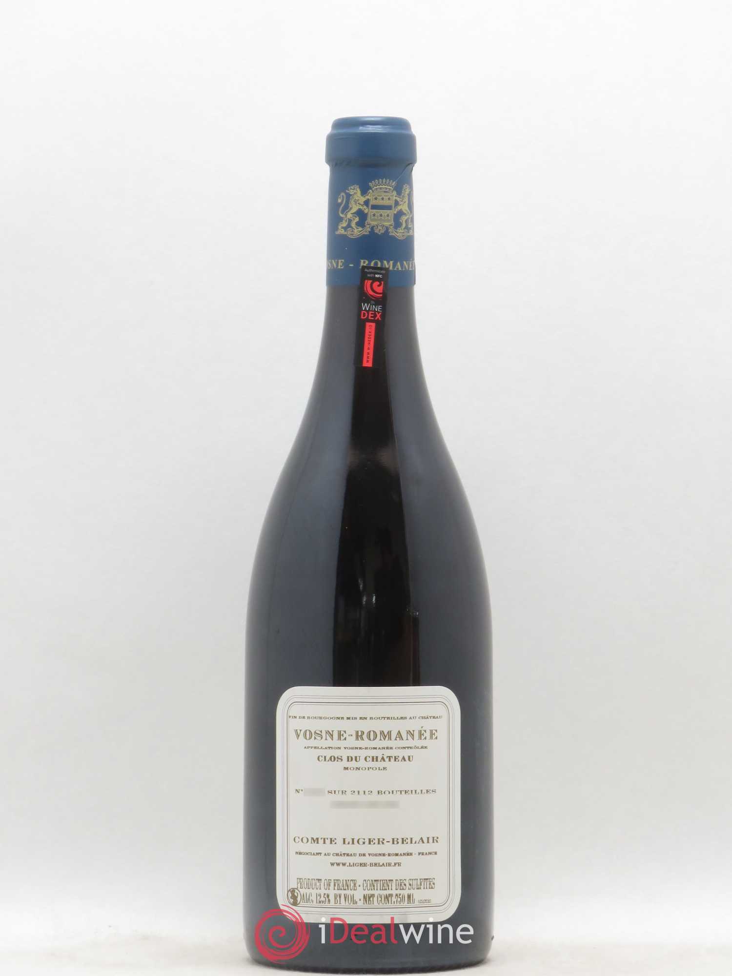 Vosne-Romanée Clos du Château Comte Liger-Belair (Domaine du) 2010 - Lot de 1 bouteille - 1