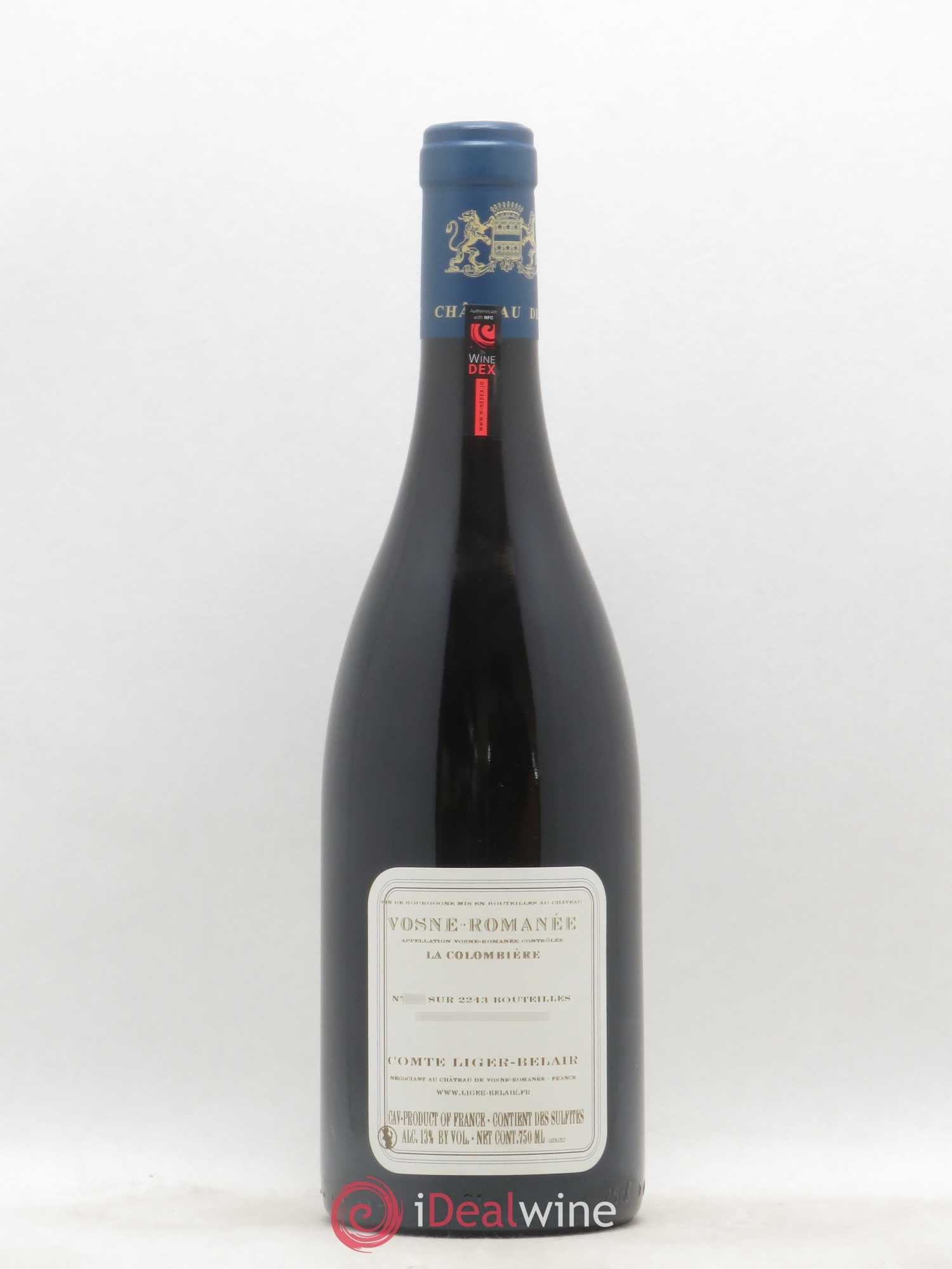 Vosne-Romanée La Colombière Comte Liger-Belair (Domaine du) 2012 - Lot de 1 bouteille - 1