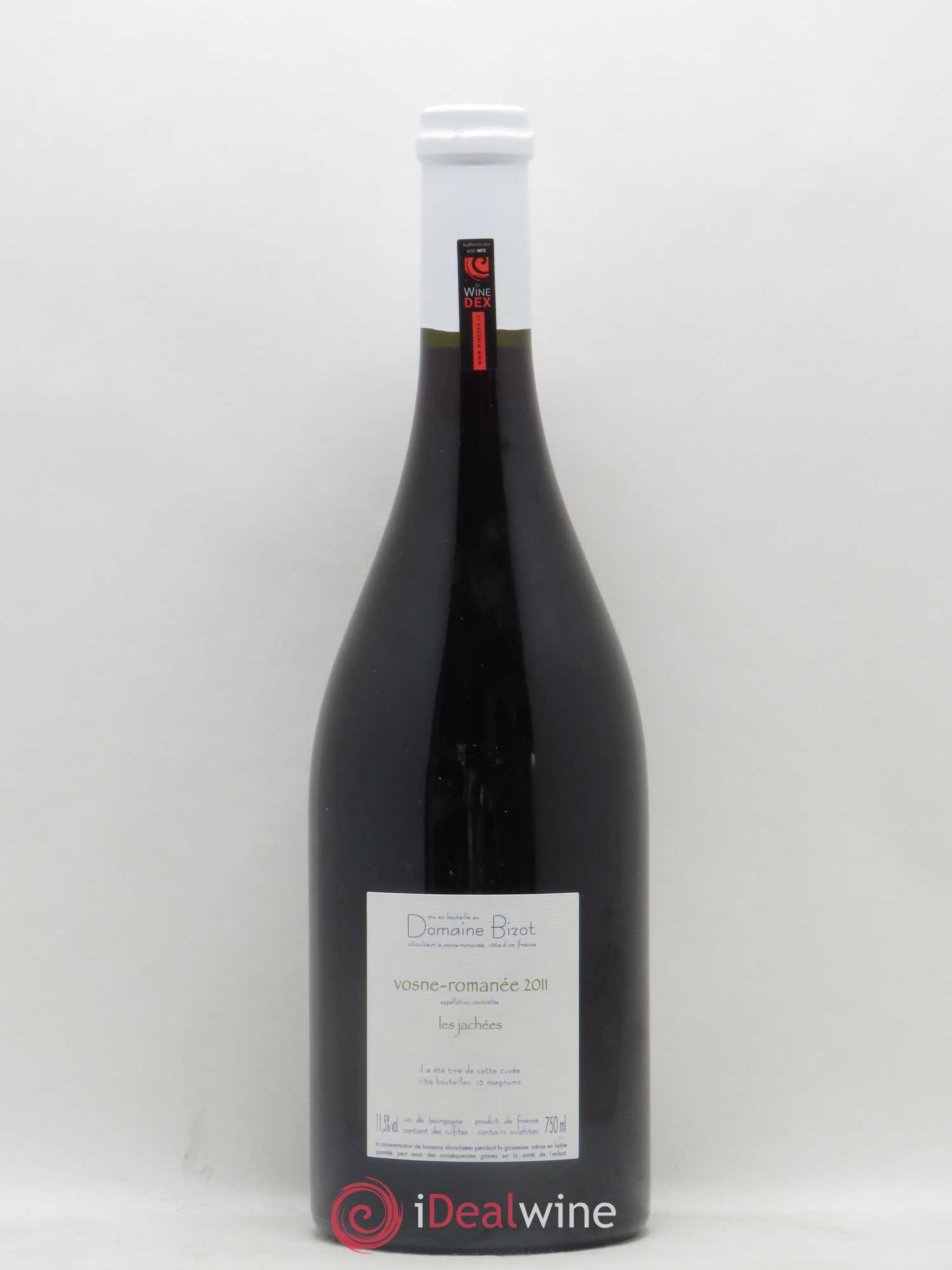 Vosne-Romanée Les Jachées Bizot (Domaine) 2011 - Lot de 1 bouteille - 1