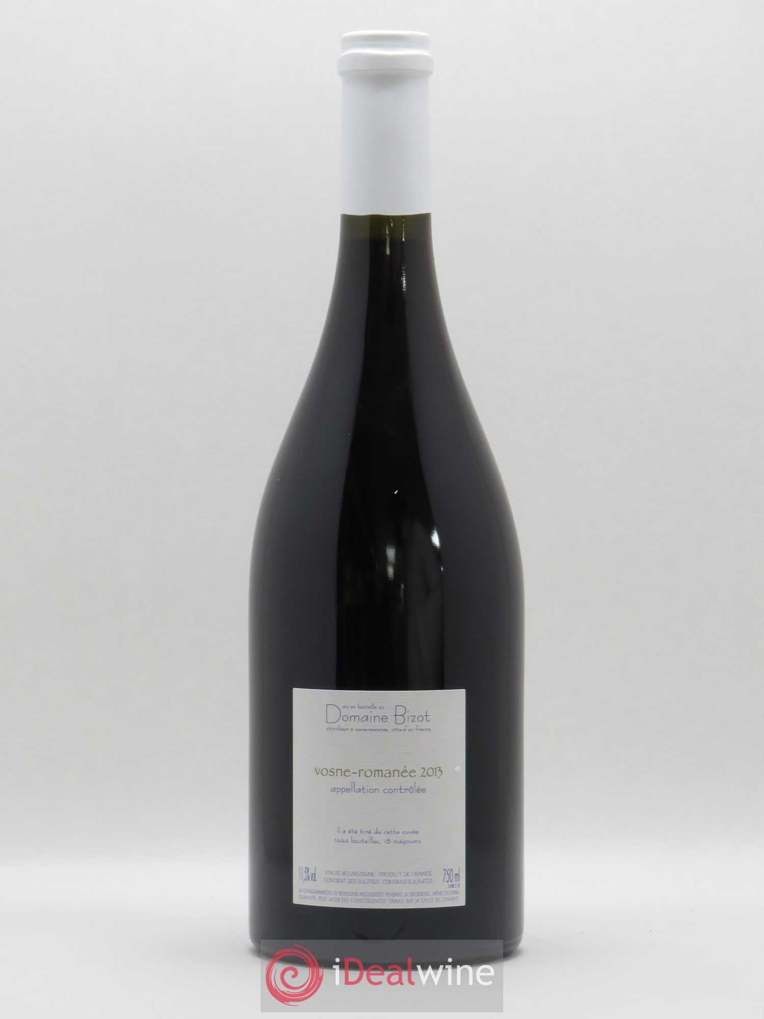 Vosne-Romanée Bizot (Domaine) 2013 - Lot de 1 bouteille - 1