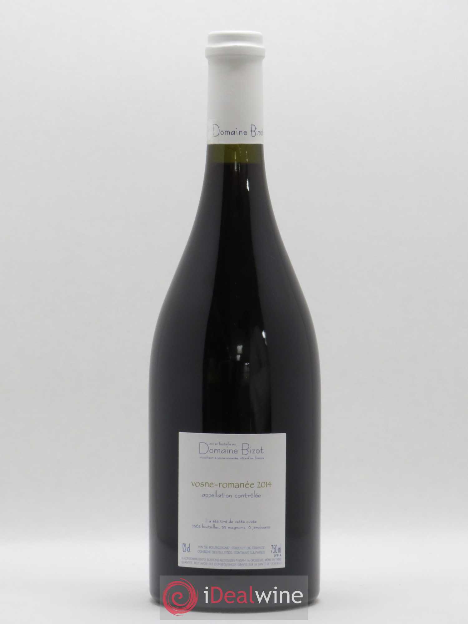 Vosne-Romanée Bizot (Domaine) 2014 - Lot de 1 bouteille - 1