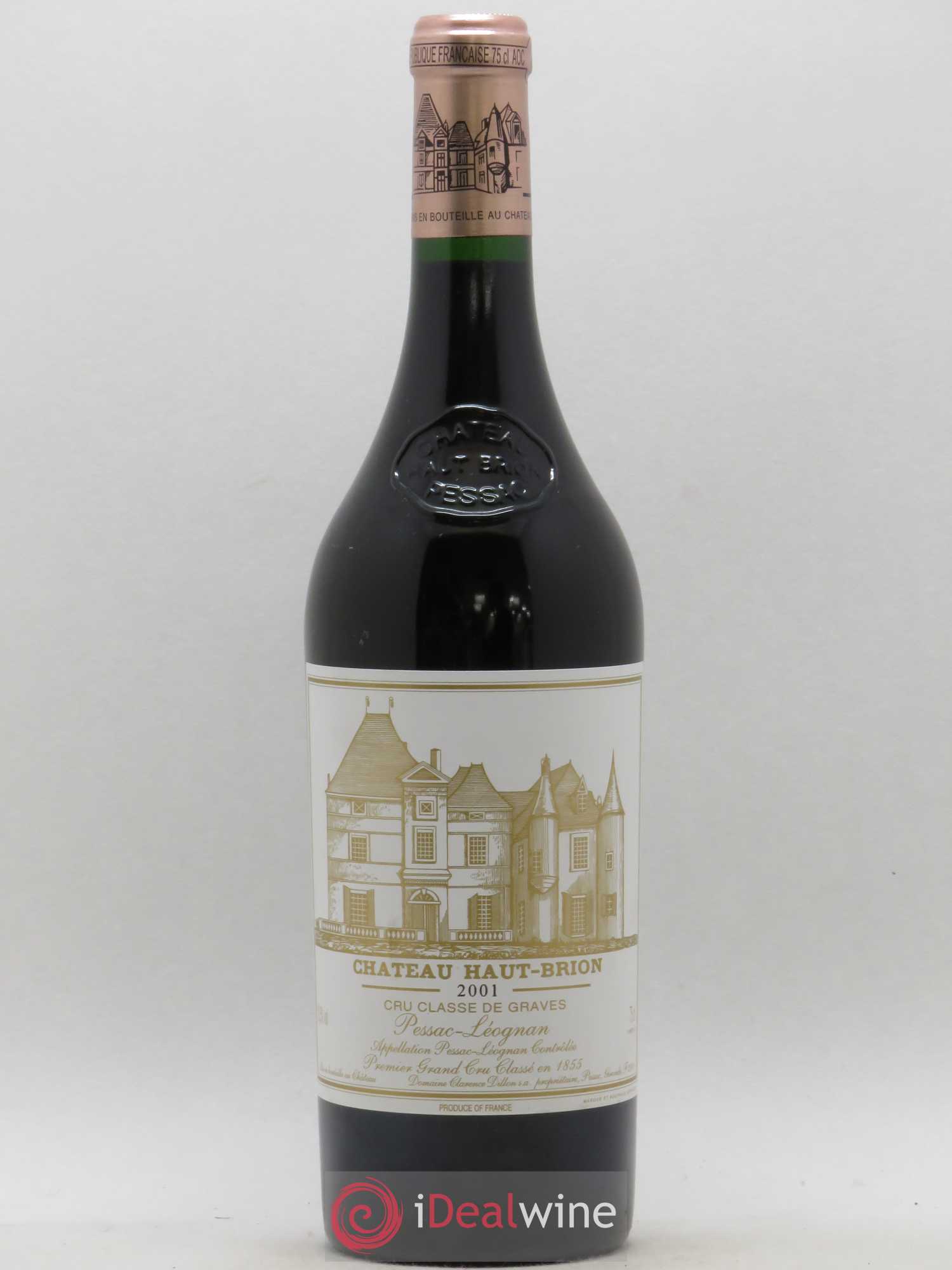 Château Haut Brion 1er Grand Cru Classé 2001 - Lot de 1 bouteille - 0