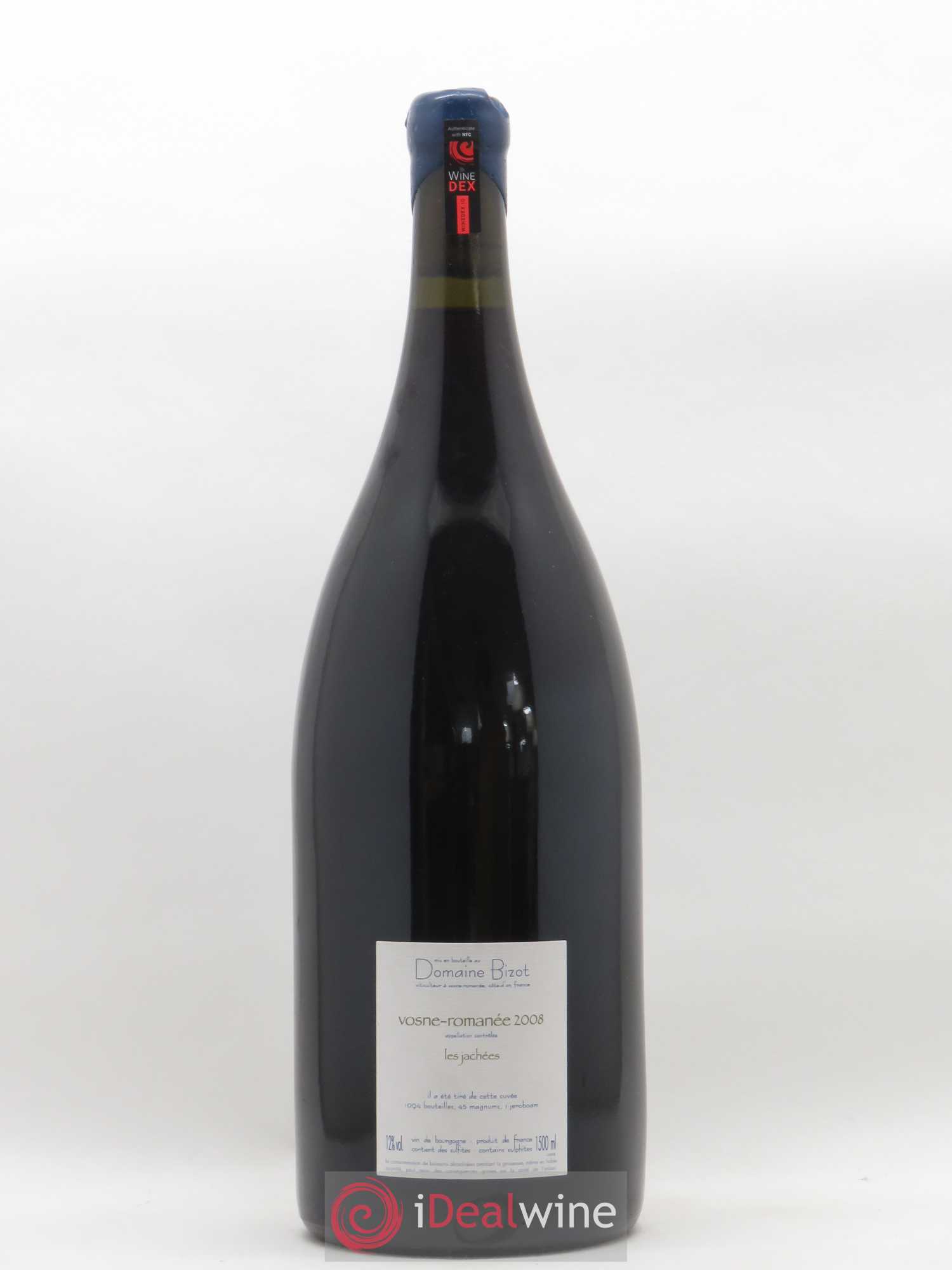 Vosne-Romanée Les Jachées Bizot (Domaine) 2008 - Lot de 1 magnum - 1