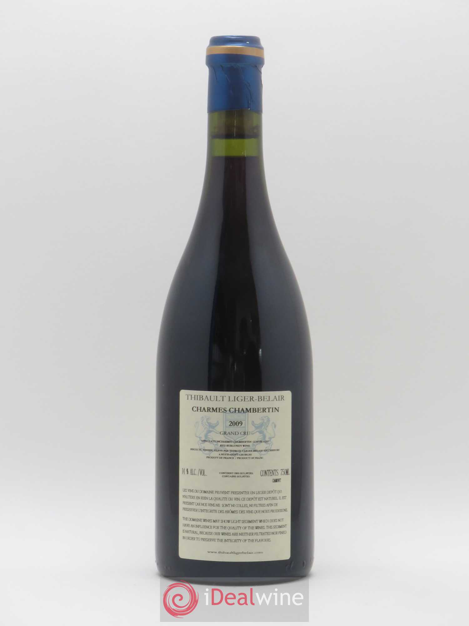Charmes-Chambertin Grand Cru Thibault Liger Belair 2009 - Posten von 1 Flasche - 1