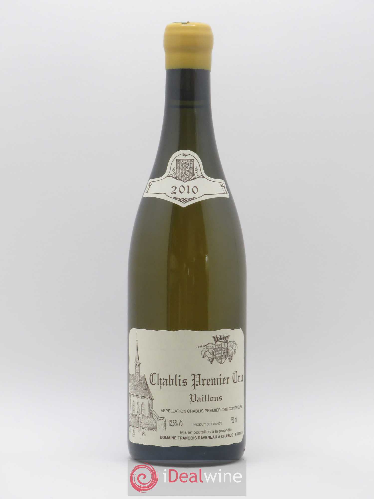 Chablis 1er Cru Vaillons Raveneau (Domaine) 2010 - Lot de 1 bouteille - 0