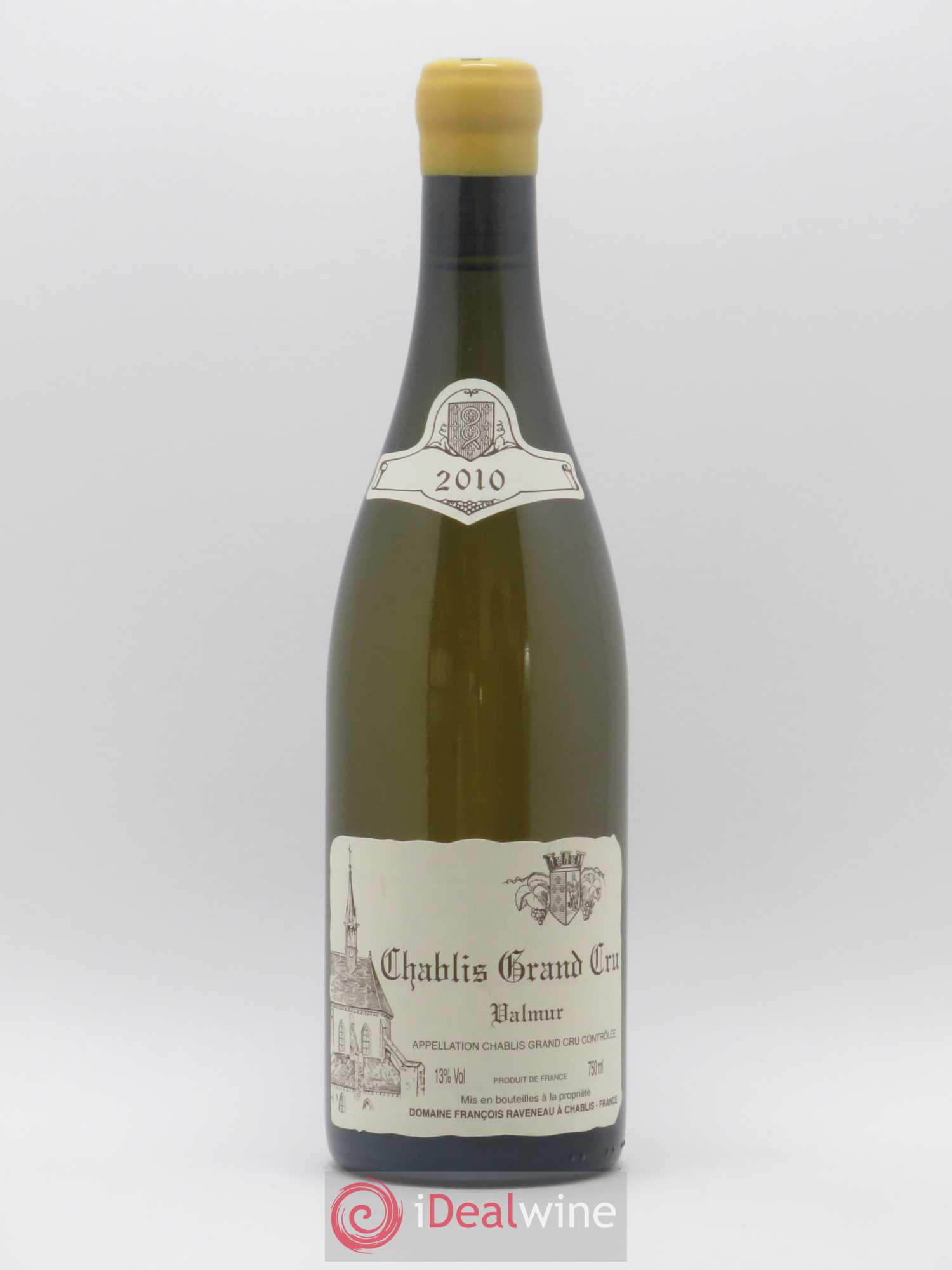 Chablis Grand Cru Valmur Raveneau (Domaine) 2010 - Lot de 1 bouteille - 0