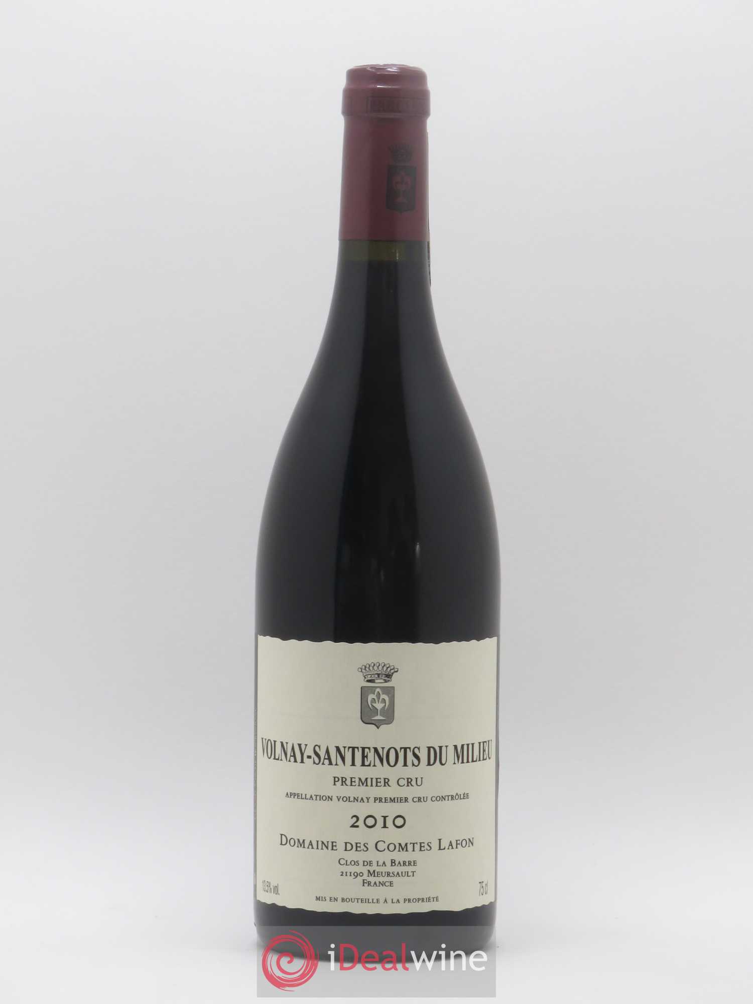 Volnay 1er Cru Santenots du milieu Comtes Lafon 2010 - Posten von 1 Flasche - 0