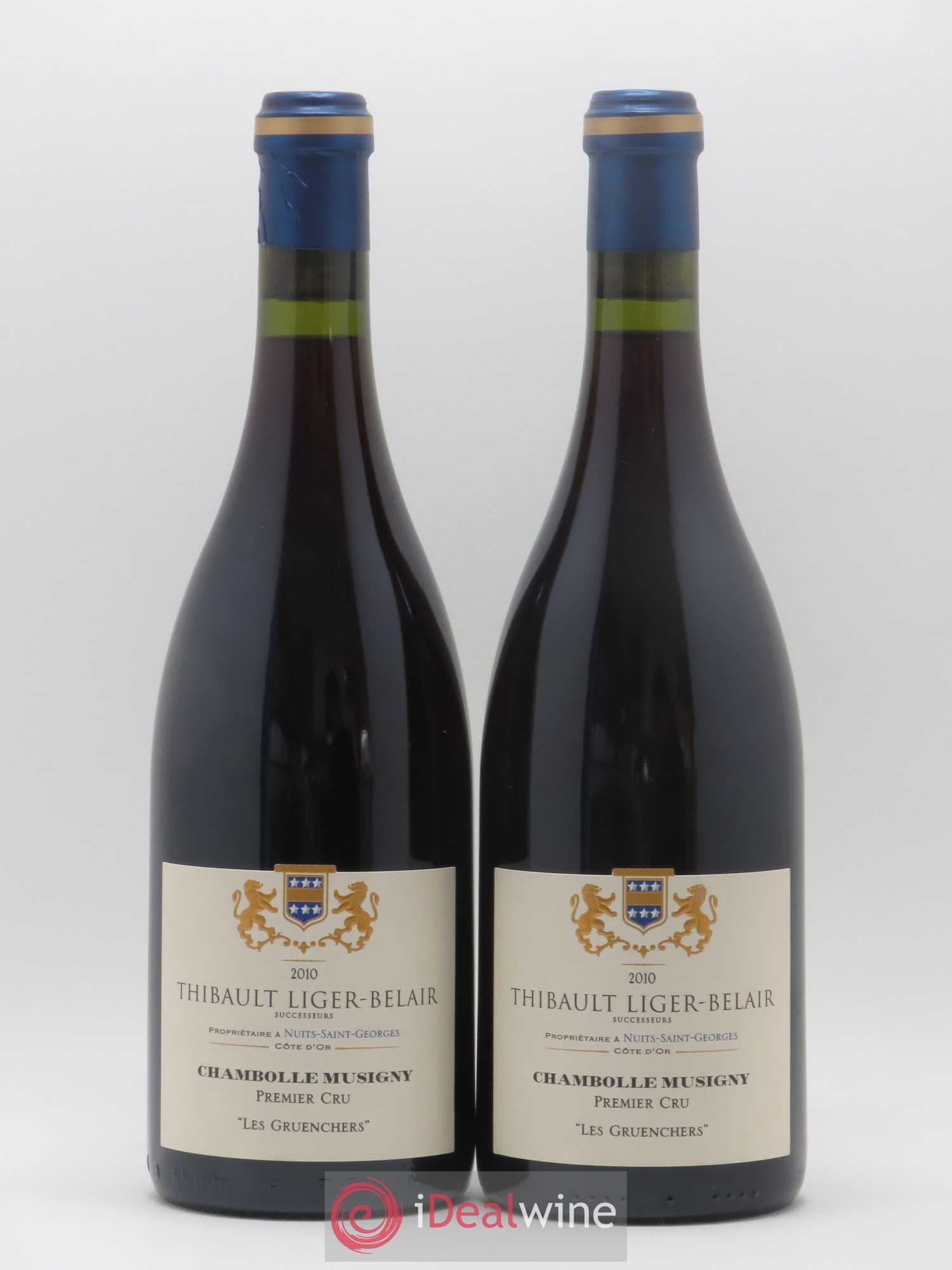 Chambolle-Musigny 1er Cru Les Gruenchers Thibault Liger Belair 2010 - Posten von 2 Flaschen - 0