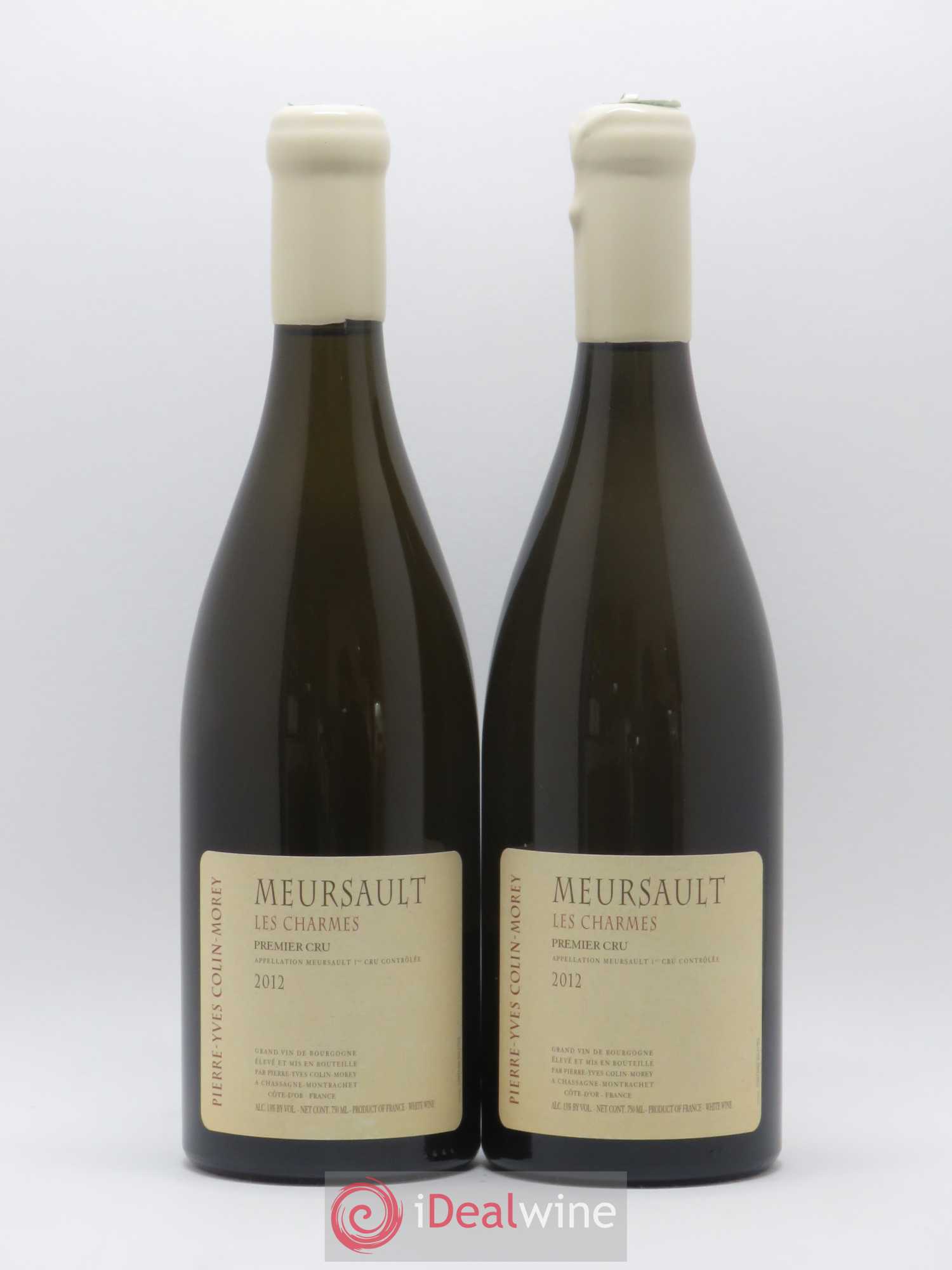 Meursault 1er Cru Charmes Pierre-Yves Colin Morey 2012 - Lot de 2 bouteilles - 0