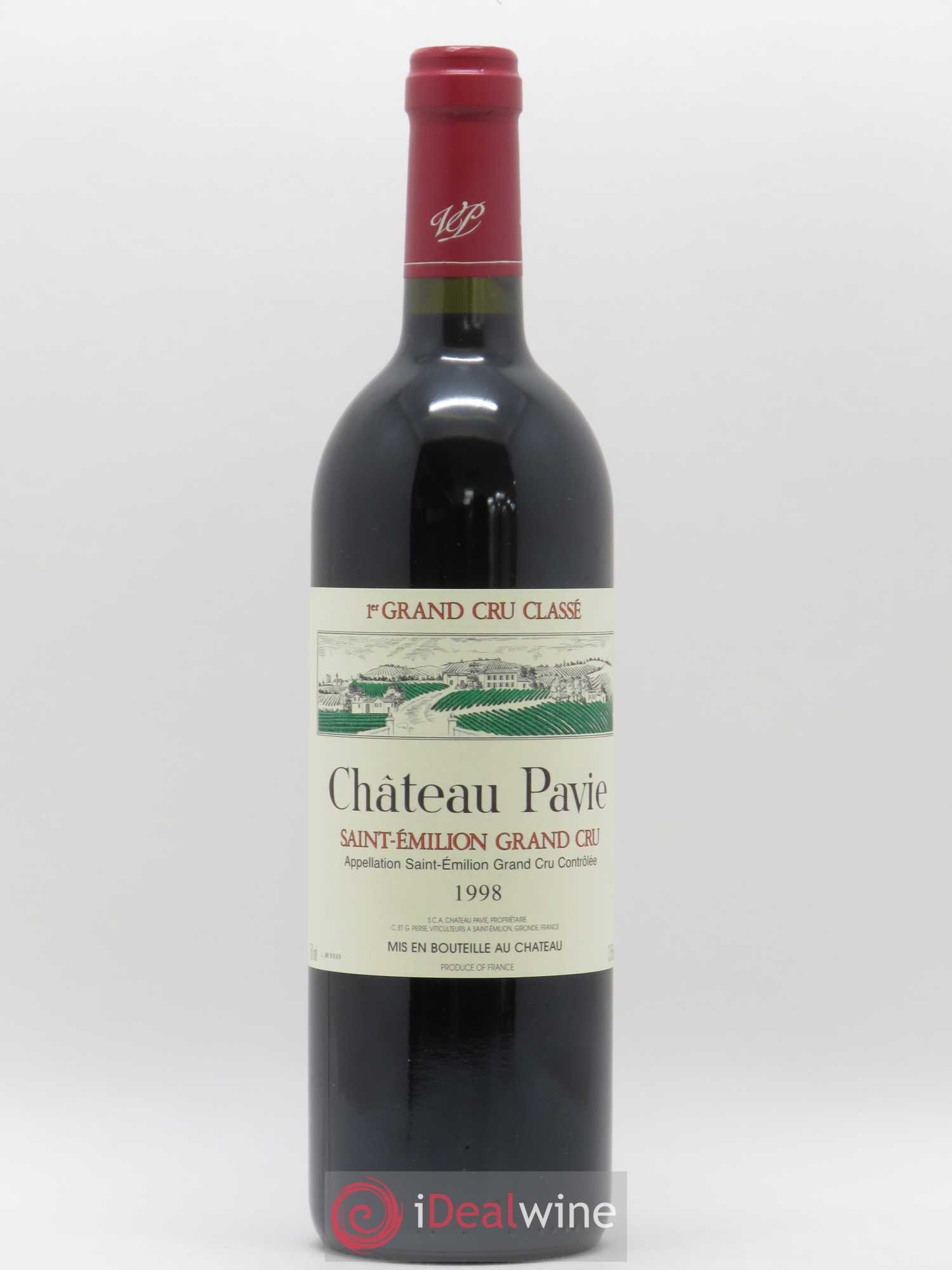 Château Pavie 1er Grand Cru Classé A 1998 - Lot de 1 bouteille - 0