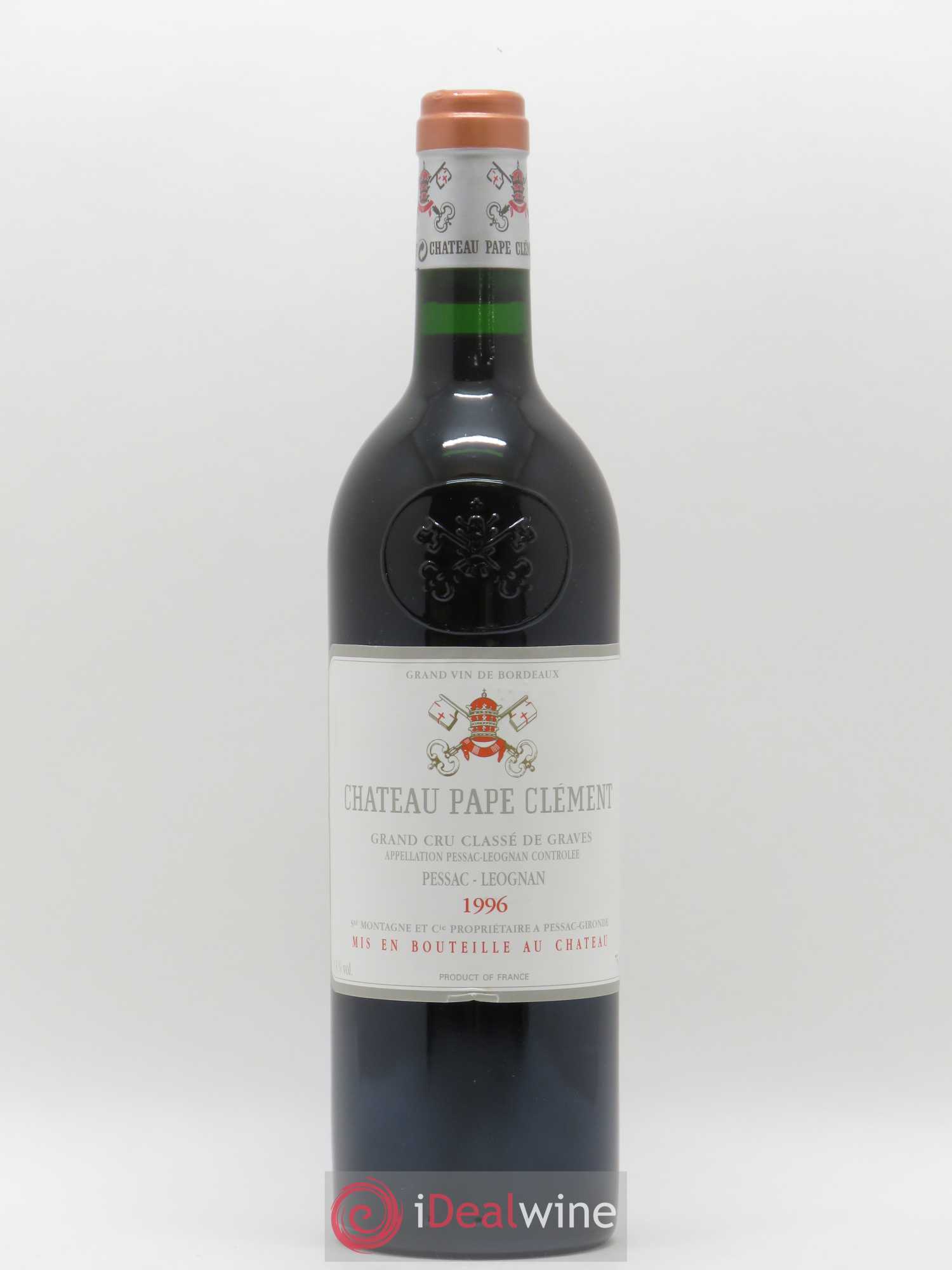 Château Pape Clément Cru Classé de Graves 1996 - Lot de 1 bouteille - 0