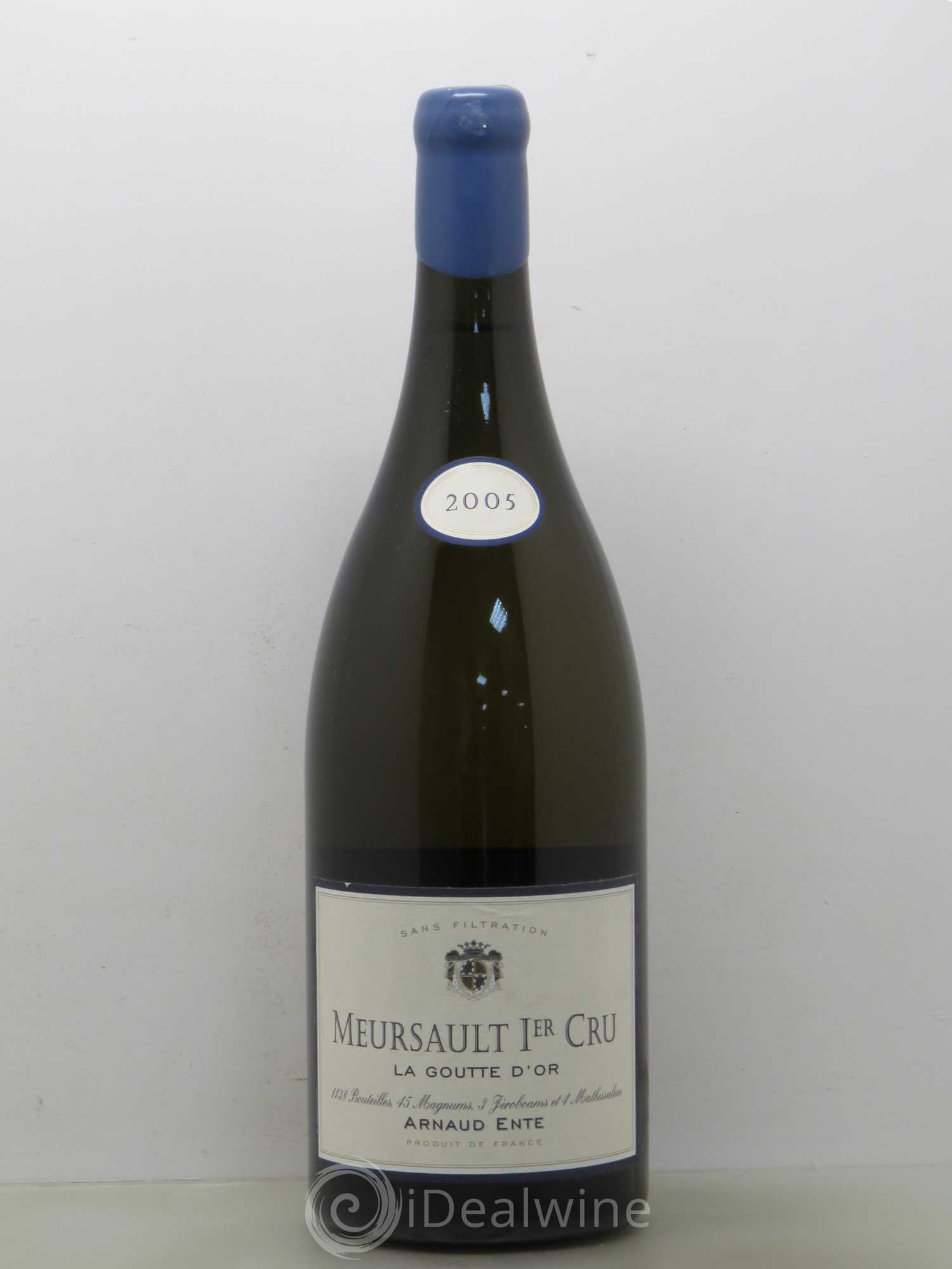 Meursault 1er Cru La Goutte dOr Arnaud Ente 2005 - Posten von 1 Magnum - 0