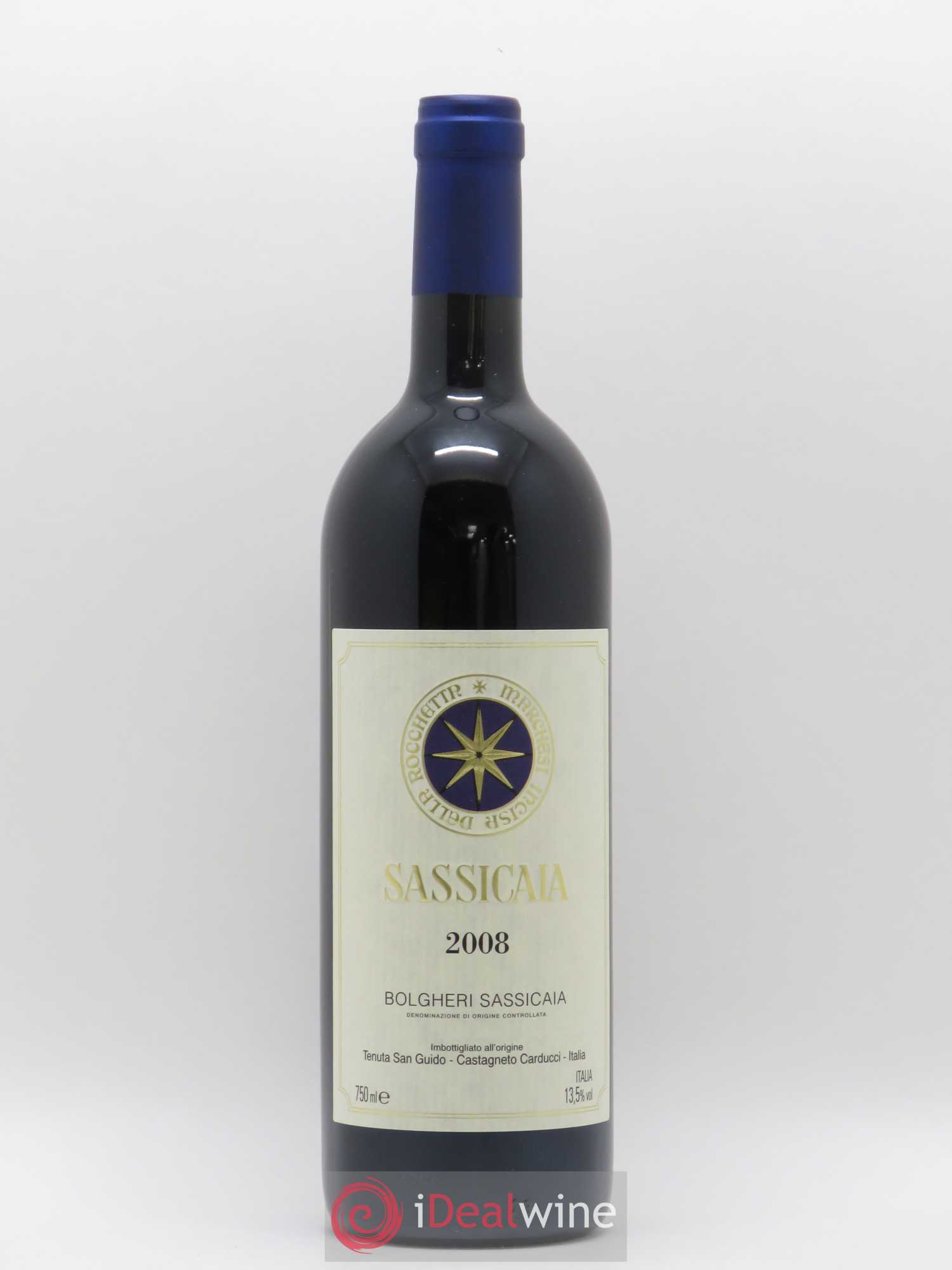 Bolgheri DOC Sassicaia Tenuta San Guido 2008 - Lot de 1 bouteille - 0