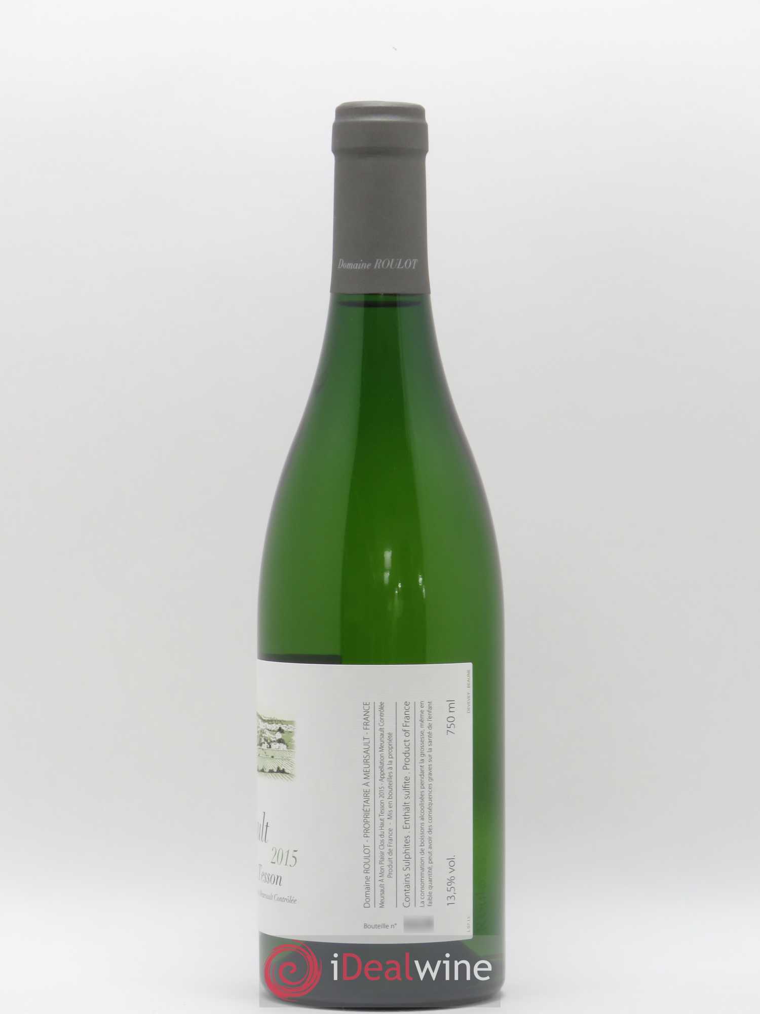Meursault A mon plaisir Clos du Haut Tesson Roulot (Domaine) 2015 - Lot de 1 bouteille - 1