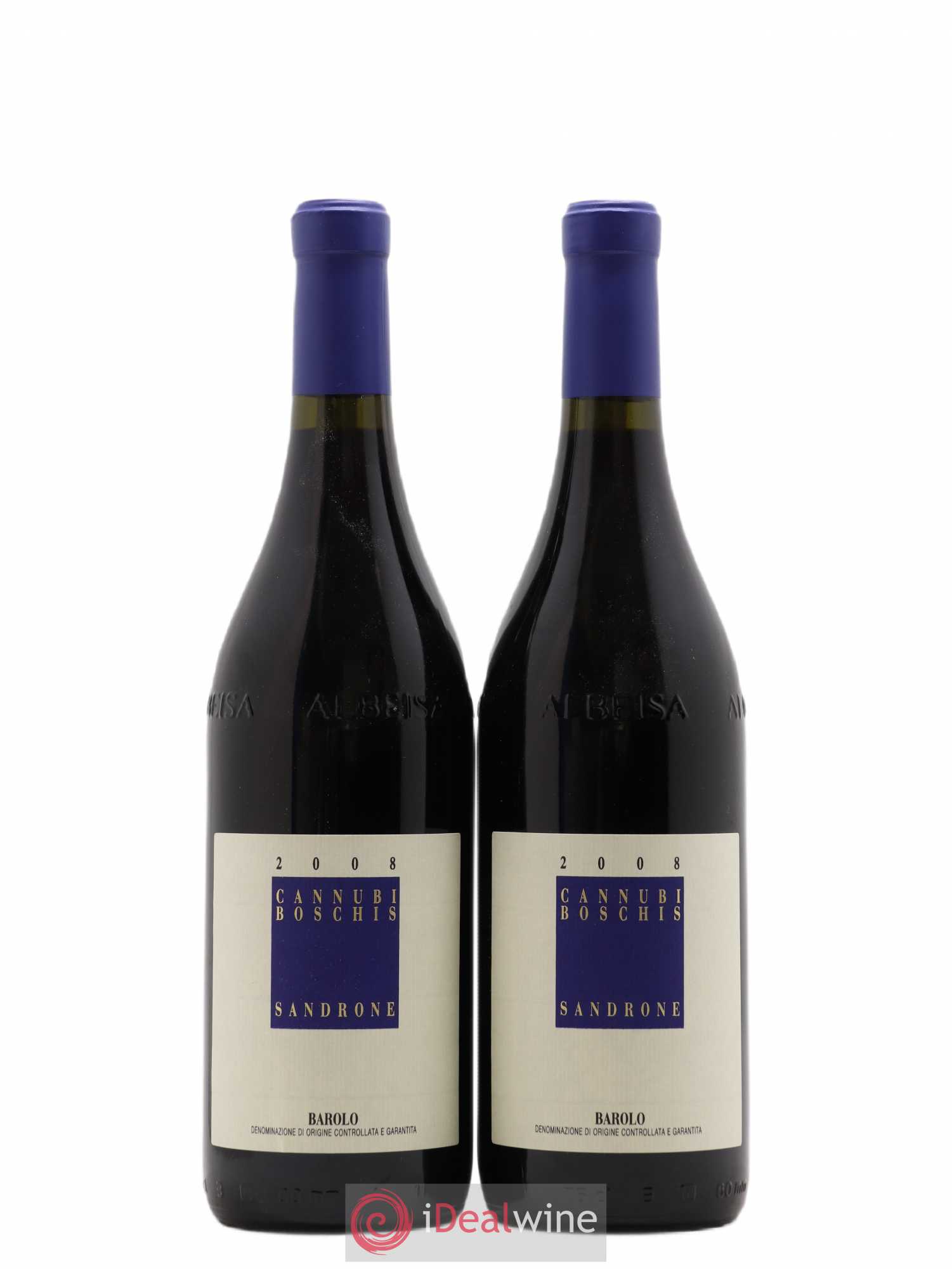 Barolo DOCG Aleste (anciennement Cannubi Boschis) Luciano Sandrone (sans prix de réserve) 2008 - Lot de 2 bouteilles - 0