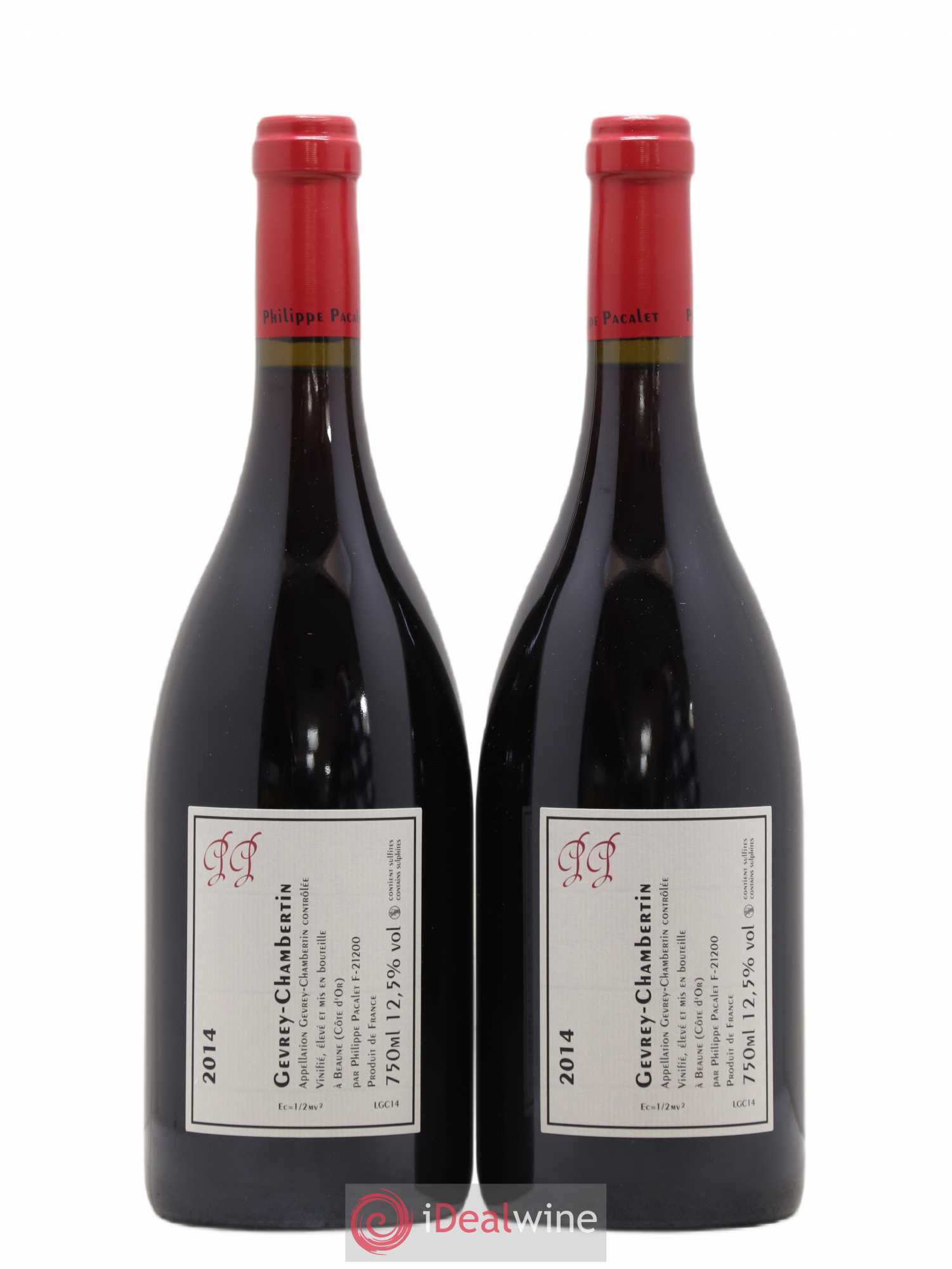 Gevrey-Chambertin Philippe Pacalet 2014 - Lot de 2 bouteilles - 1