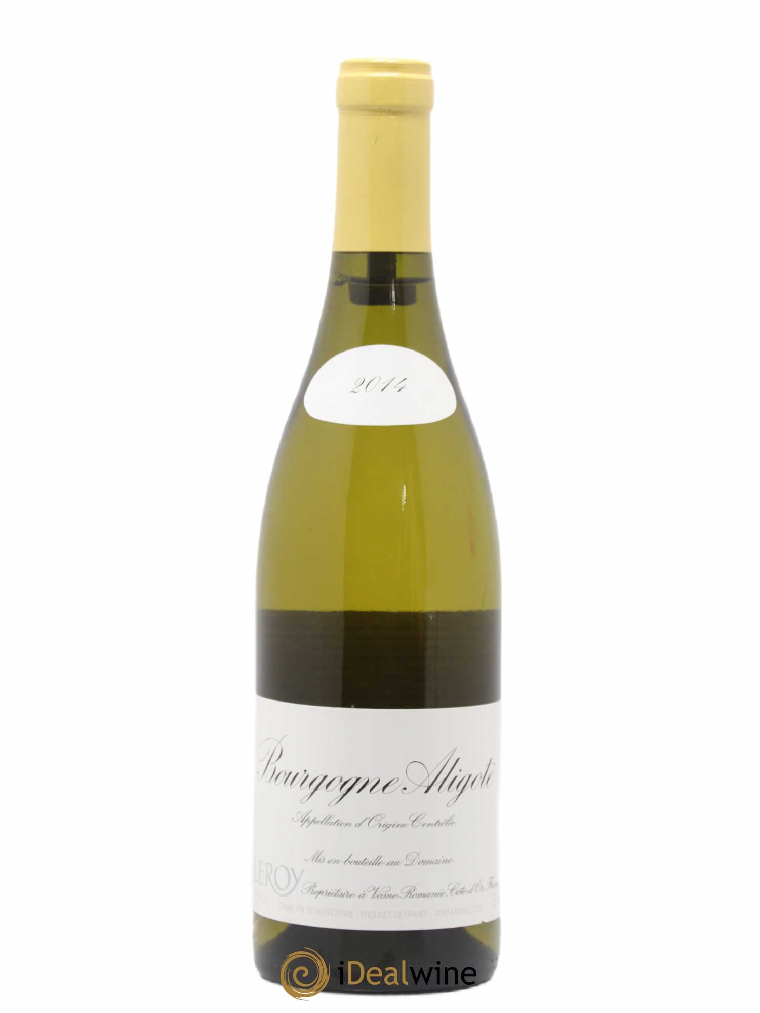 Bourgogne Aligoté Leroy (Domaine) 2014 - Lot de 1 bouteille - 0